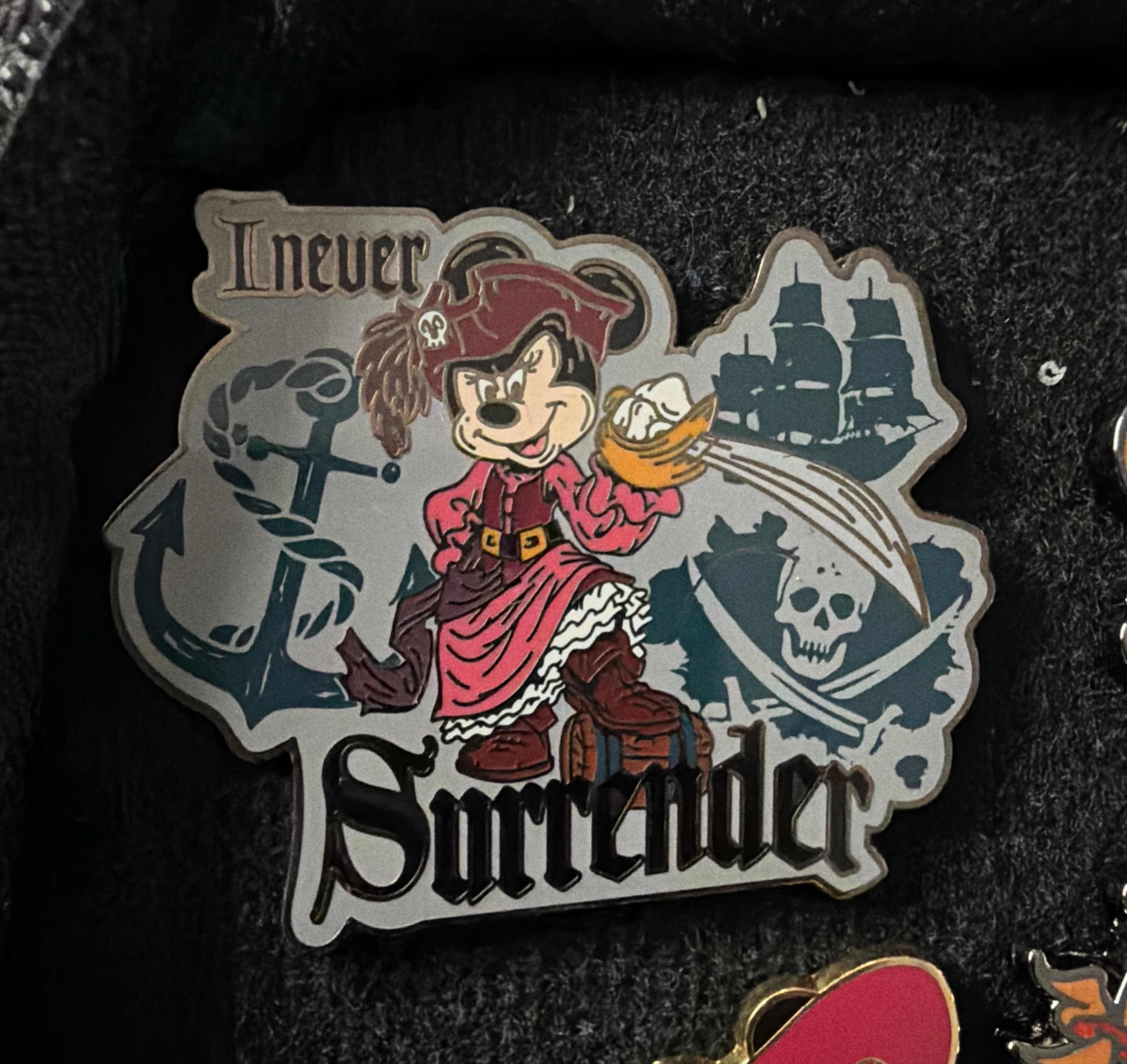 Pirate Mickey Mouse - I Never Surrender front