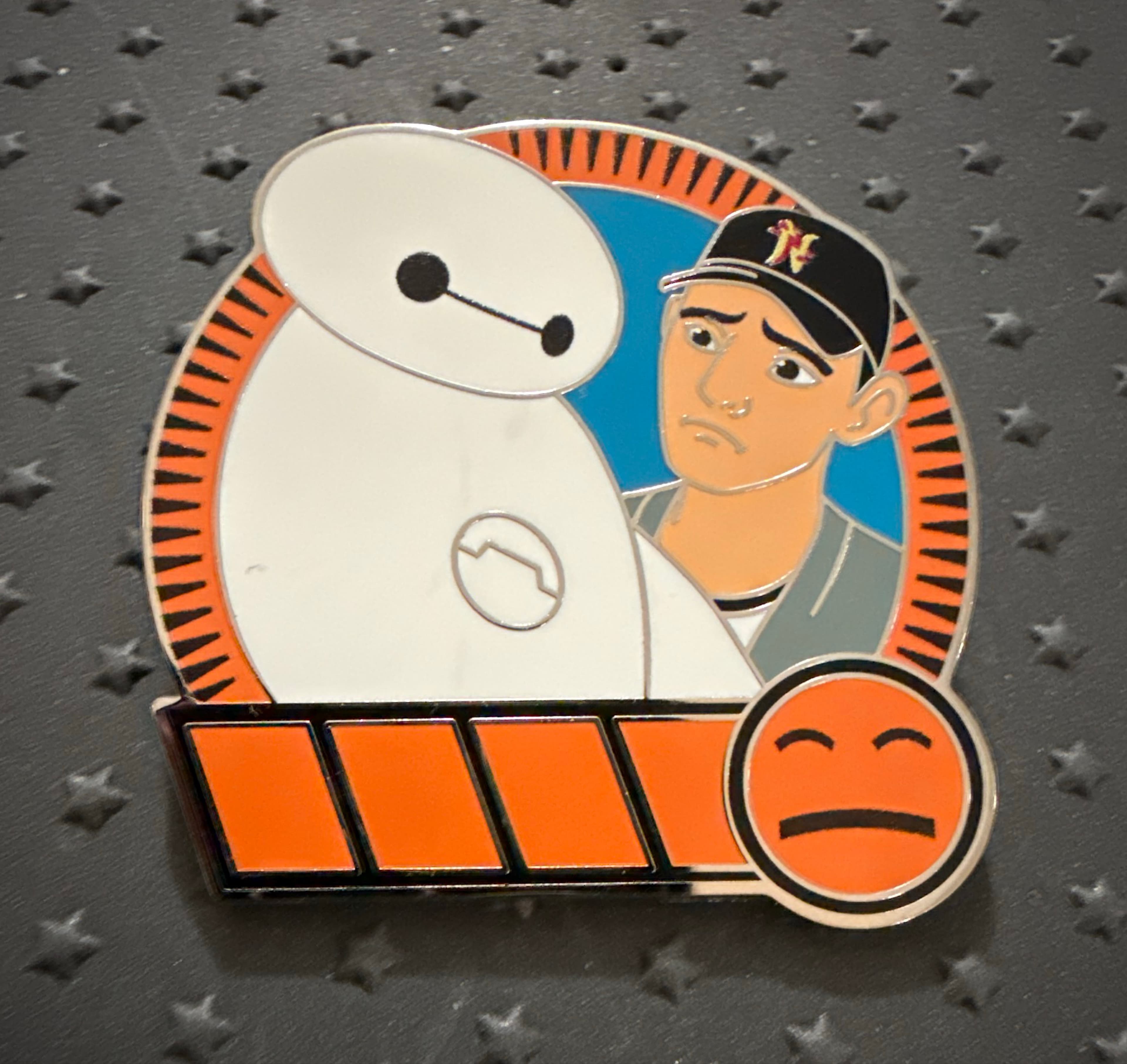 Hiro & Baymax (Sad Emoji) front