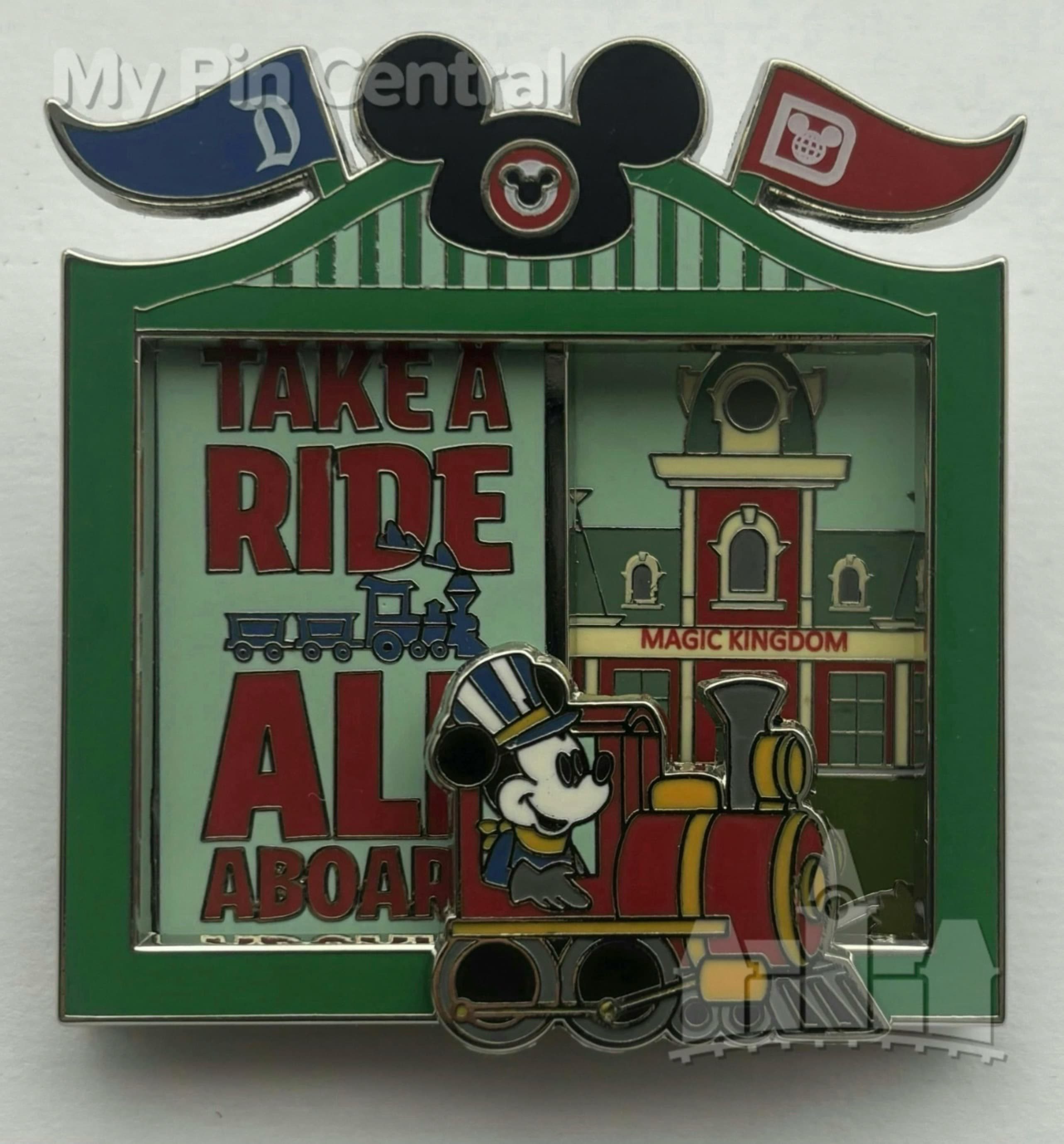Disney Railroad (Take A Ride, All Aboard) - Bicoastal Adventures Series front