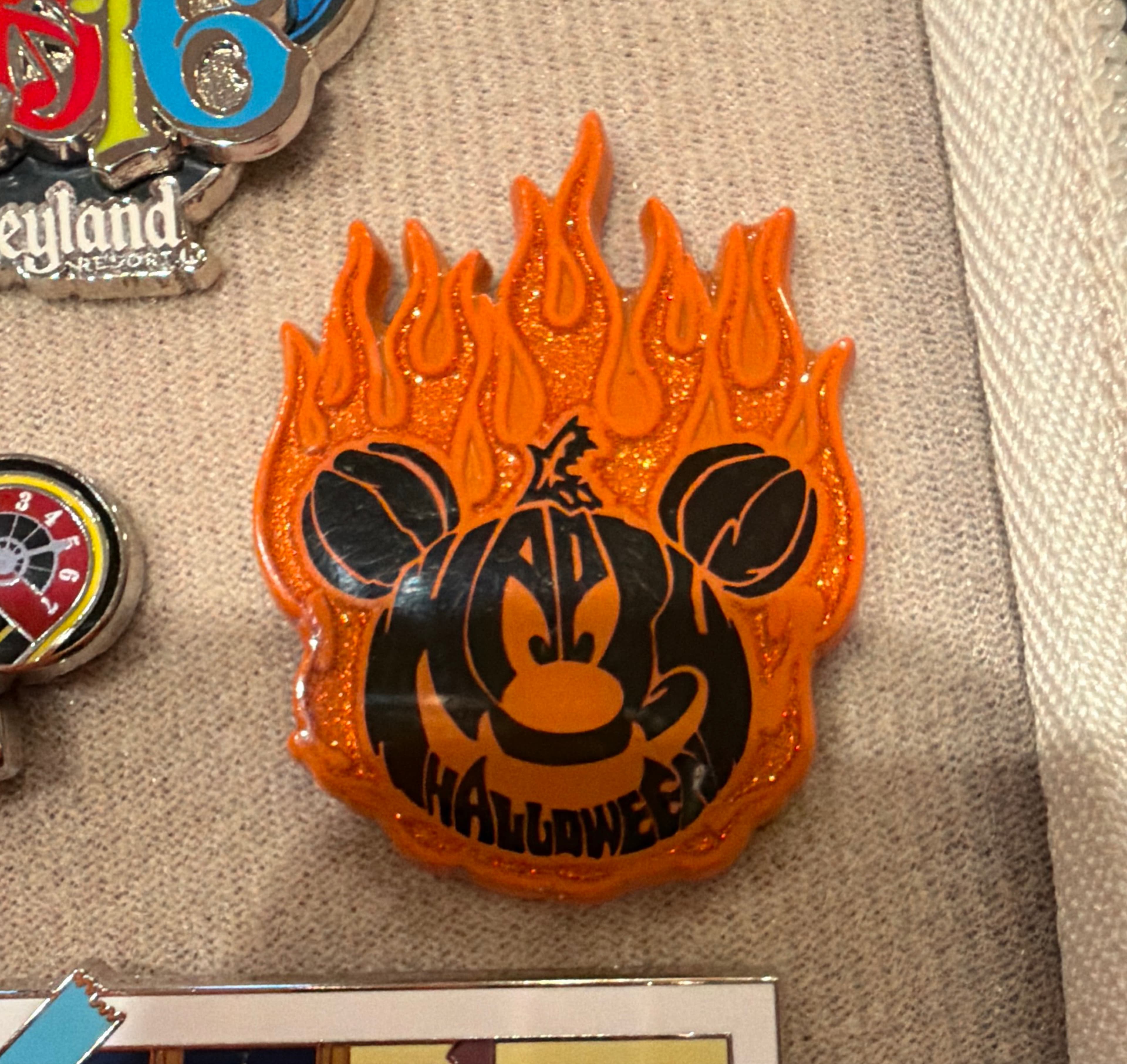 Halloween 2011 - Flaming Pumpkin Mickey front