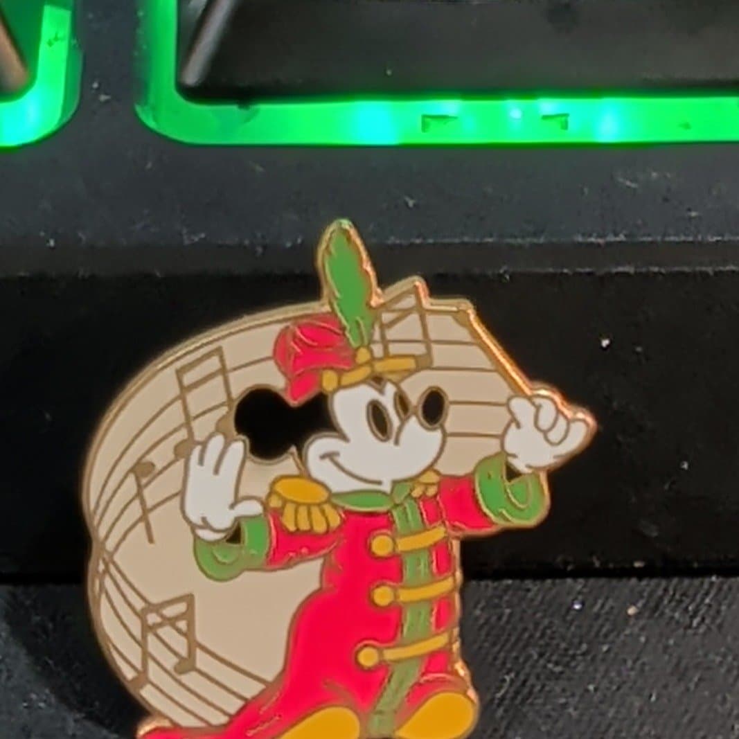 Mickey Mouse Conductor Band Leader with Music Notes front
