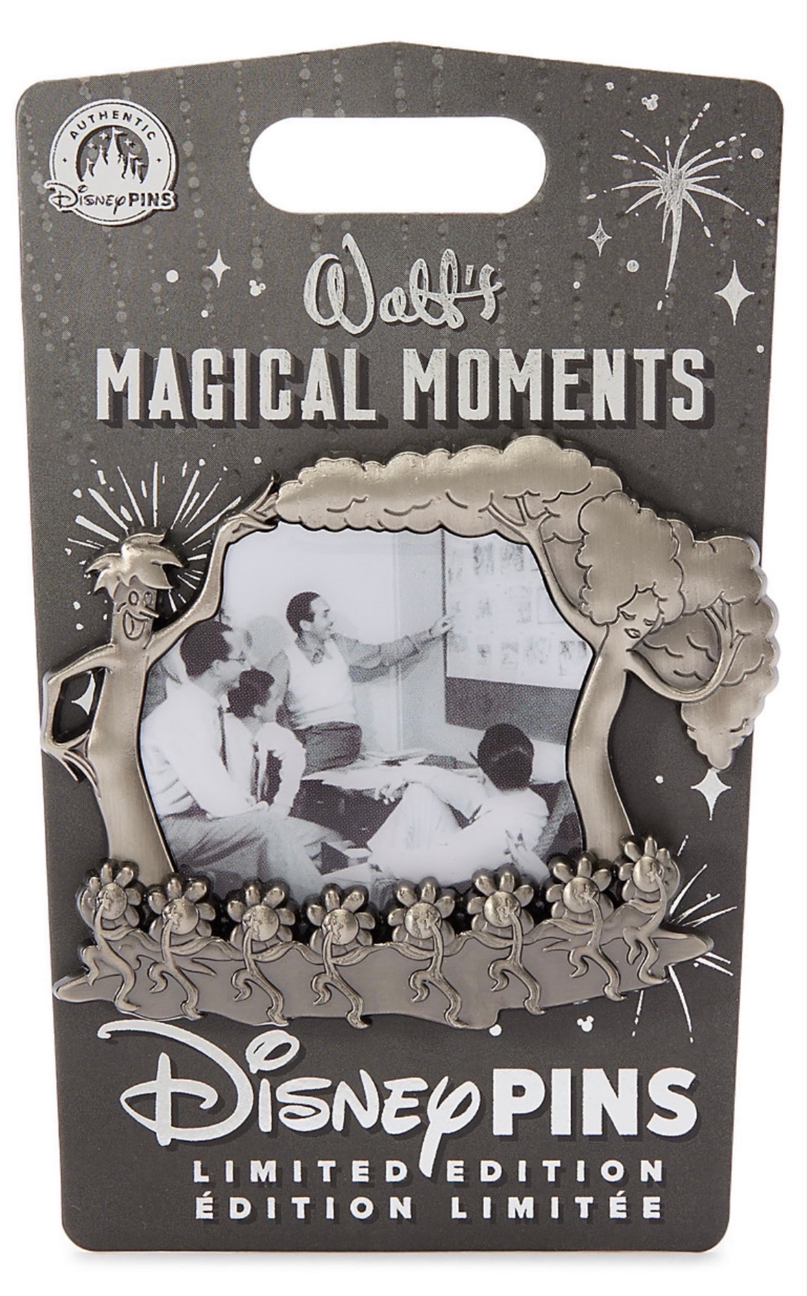 Walt Disney Flowers and Tree Pin- Walt’s Magical Moments front