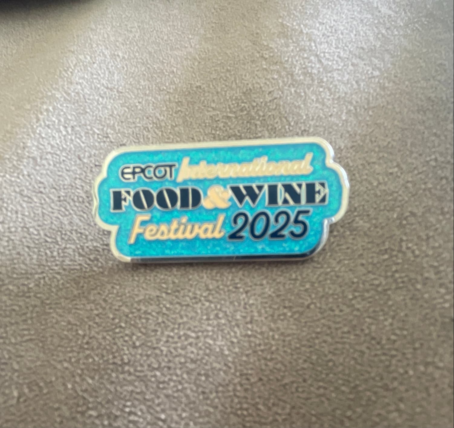 EPCOT International Food & Wine Festival 2025 Logo Pin front