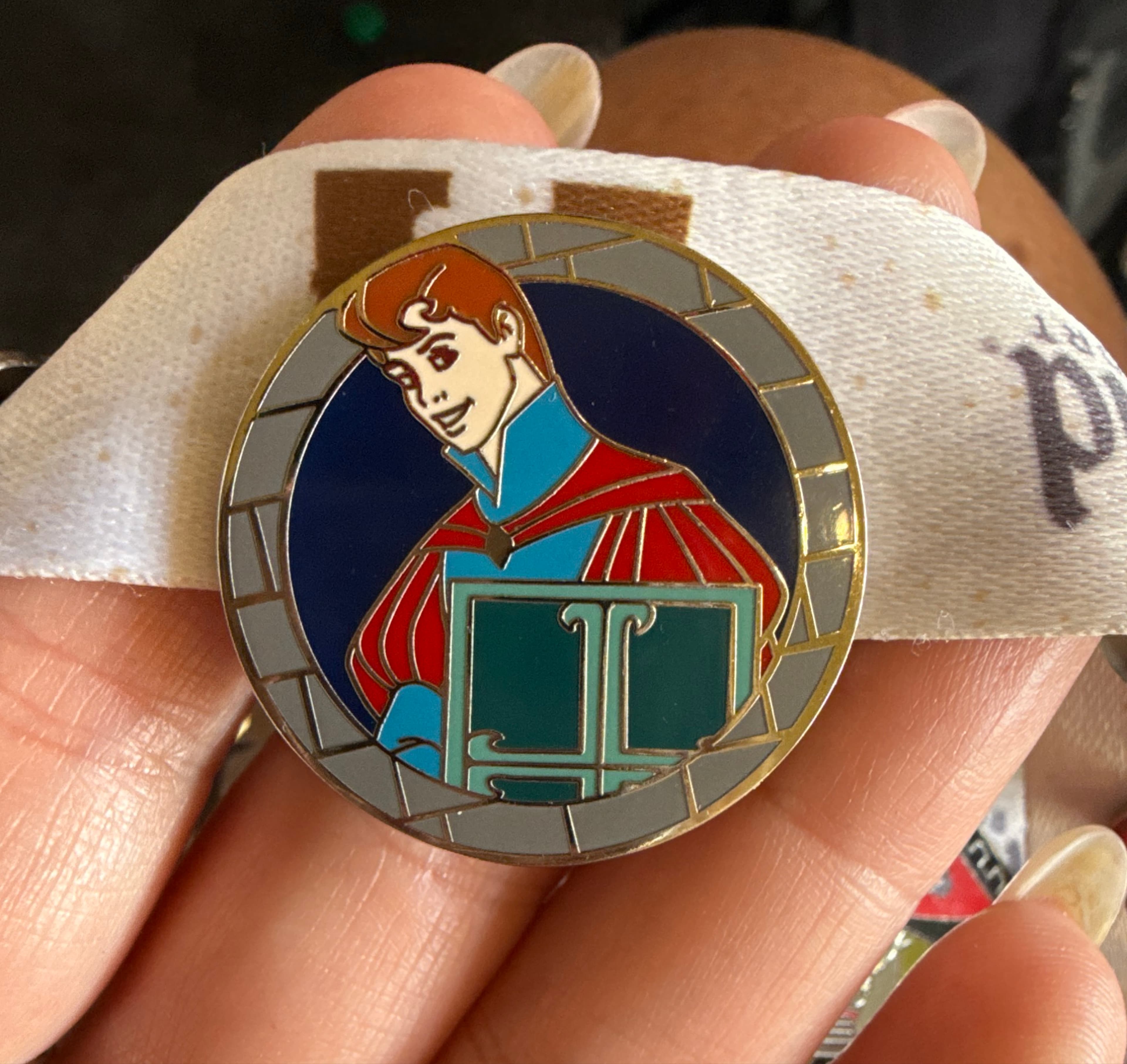 Prince Phillip - Prince Shield Series Chaser Pin front