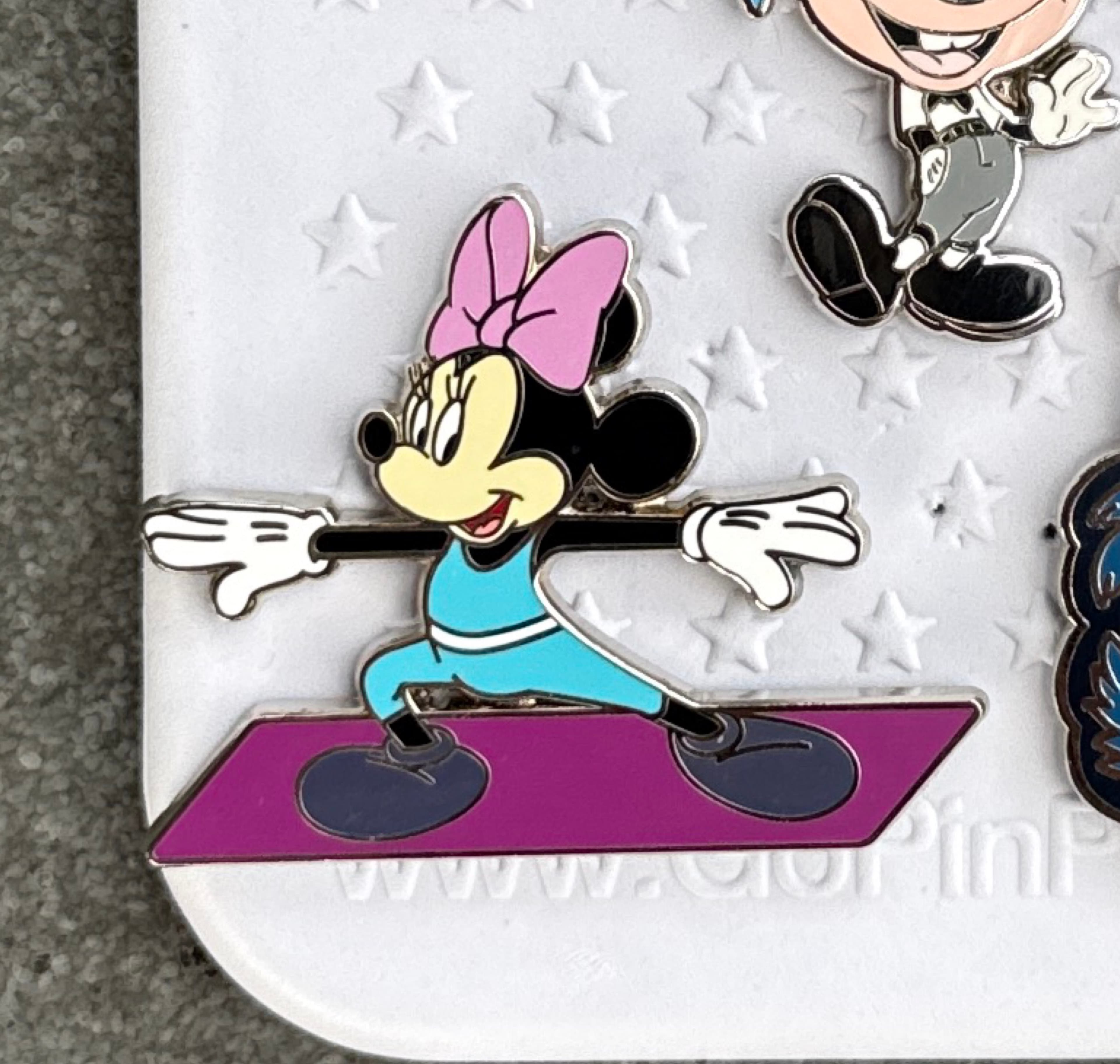 Minnie Mouse Doing Yoga - Warrior II Pose front