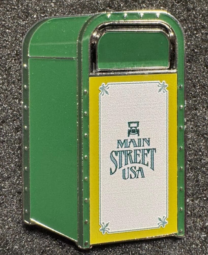 Main Street USA Trash Can Pin front