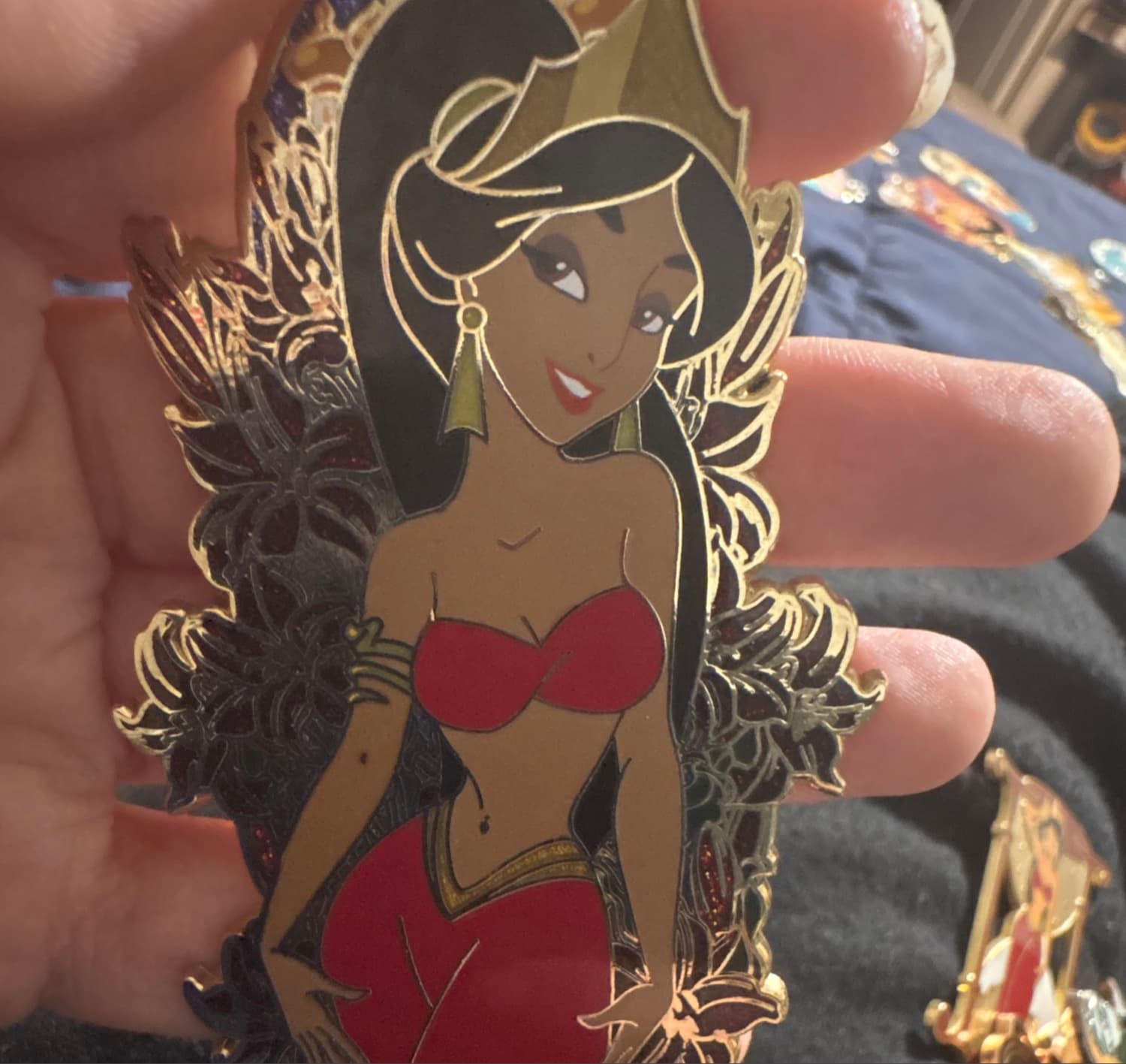 Slave jasmine fantasy pin front