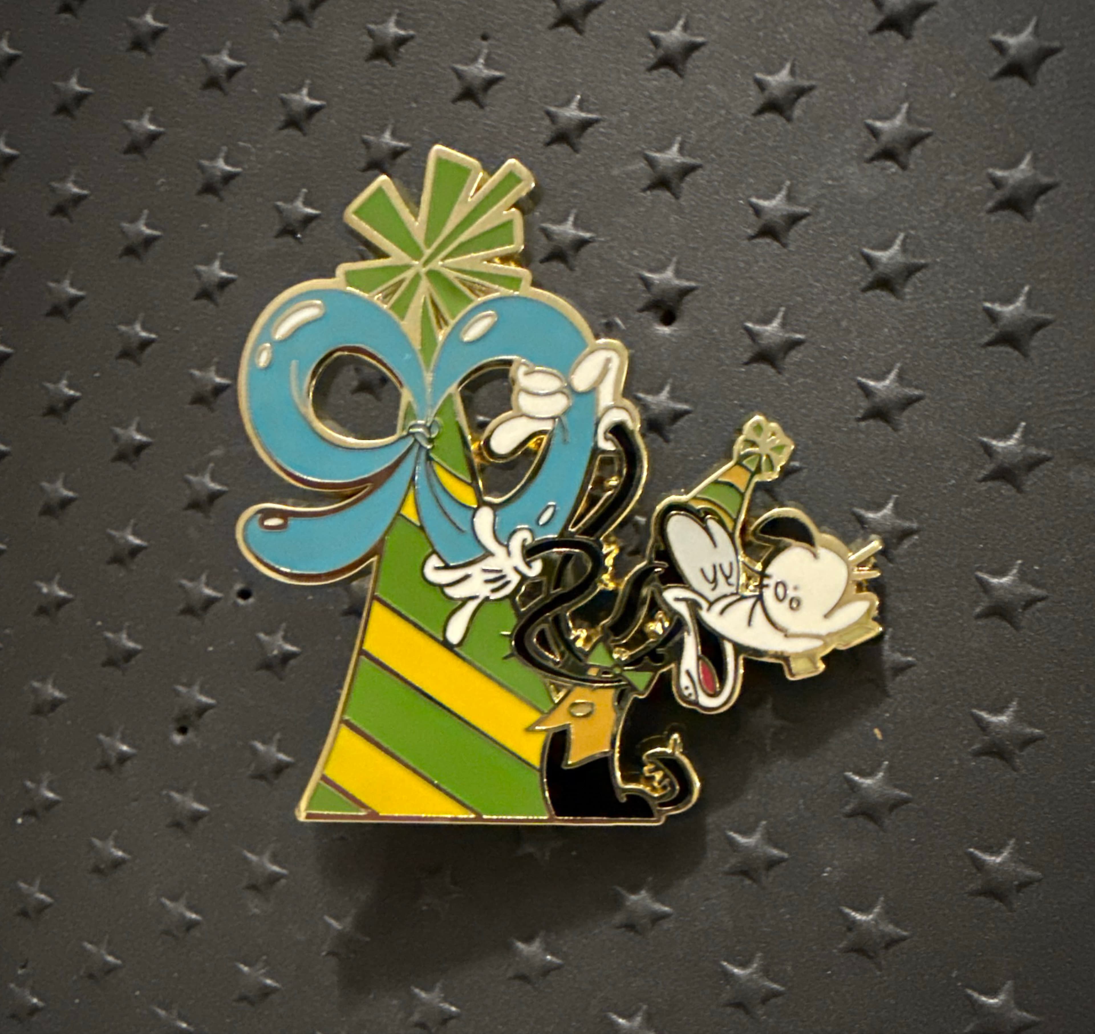 Goofy 90th Anniversary Celebration Pin front
