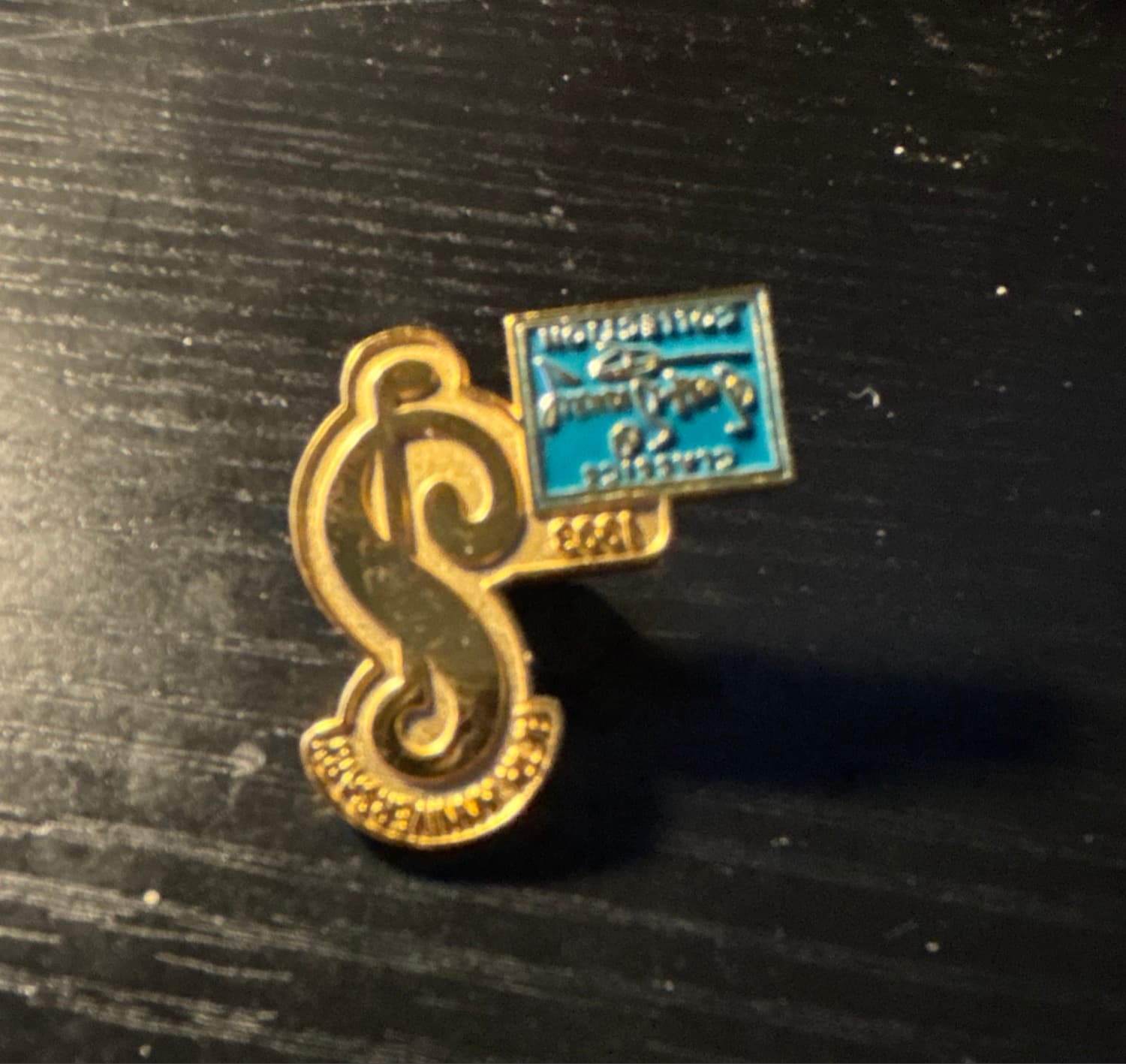 WDCC 5th Anniversary 1993 Production Mark Pin - Silly Symphonies Treble Clef front