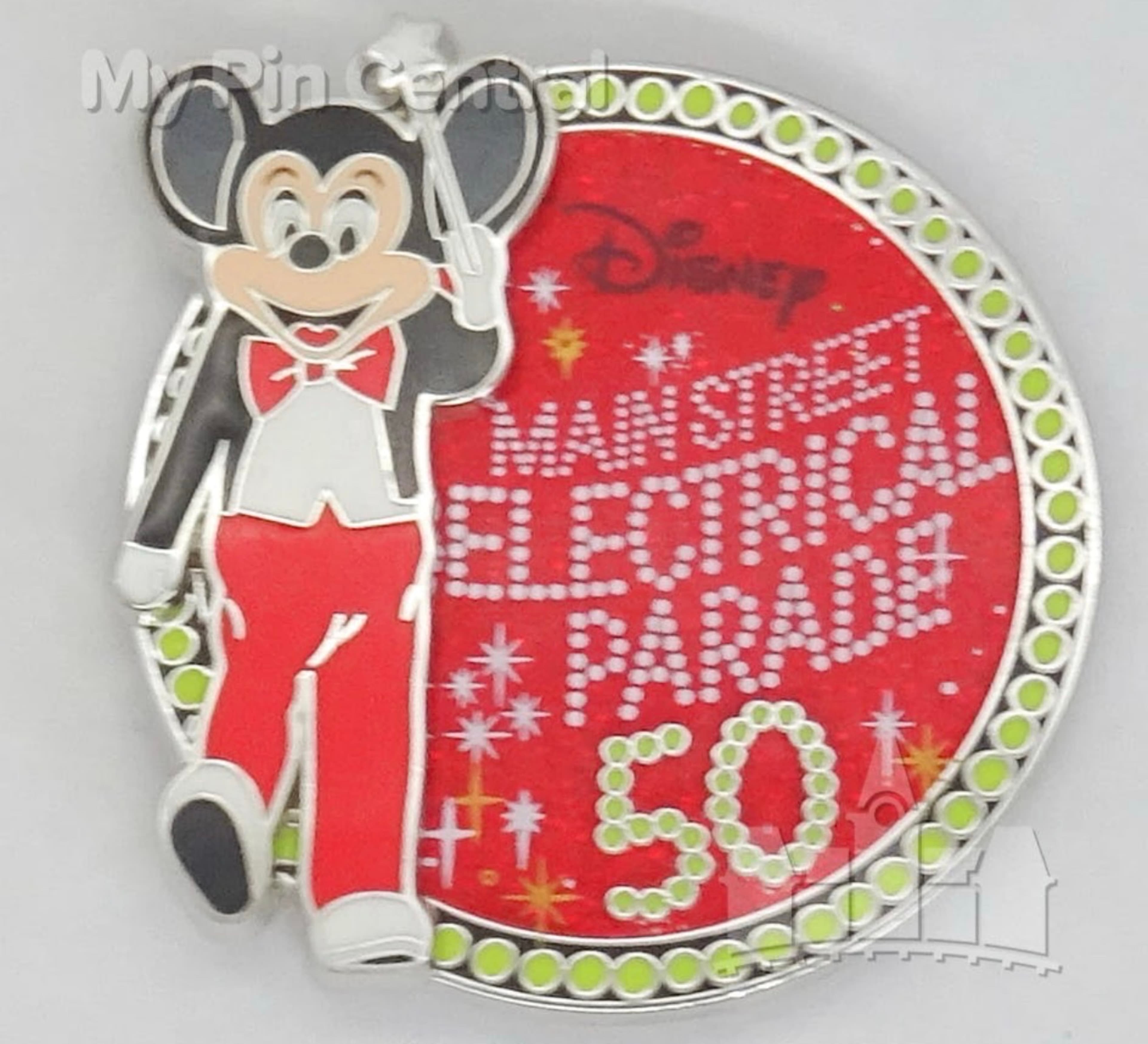 Mickey Mouse Main Street Electrical Parade 50th Anniversary Pin front