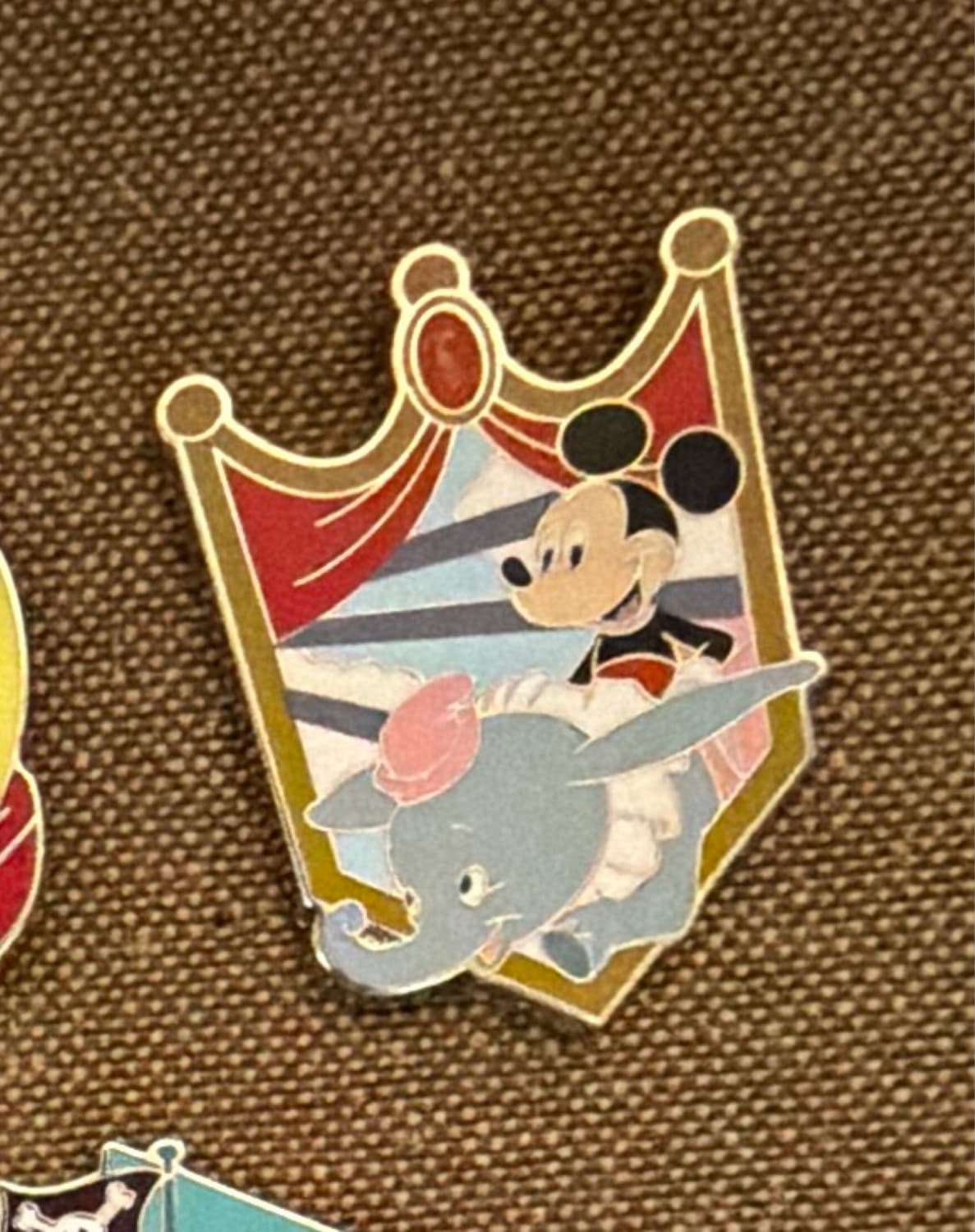 Mickey Mouse on Dumbo the Flying Elephant front