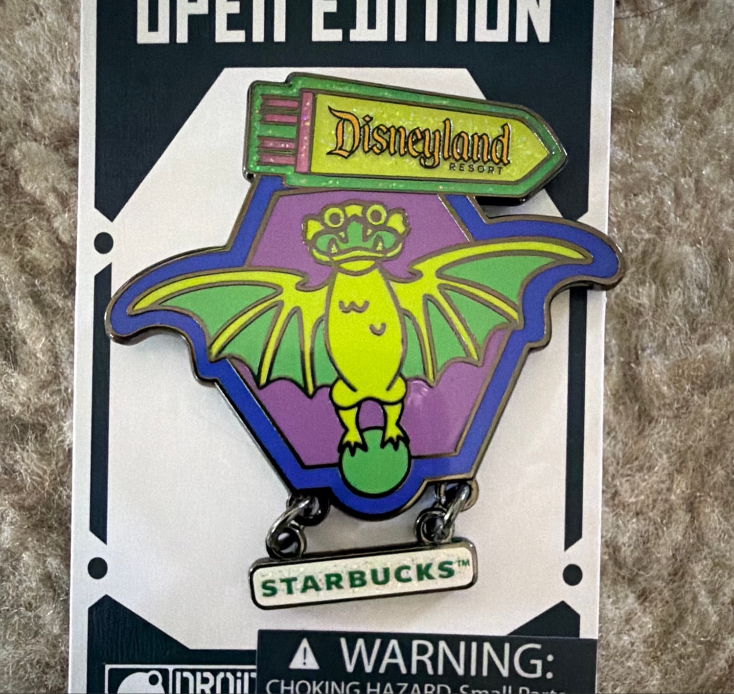 Haunted Mansion Bat Gargoyle - Disneyland Starbucks front