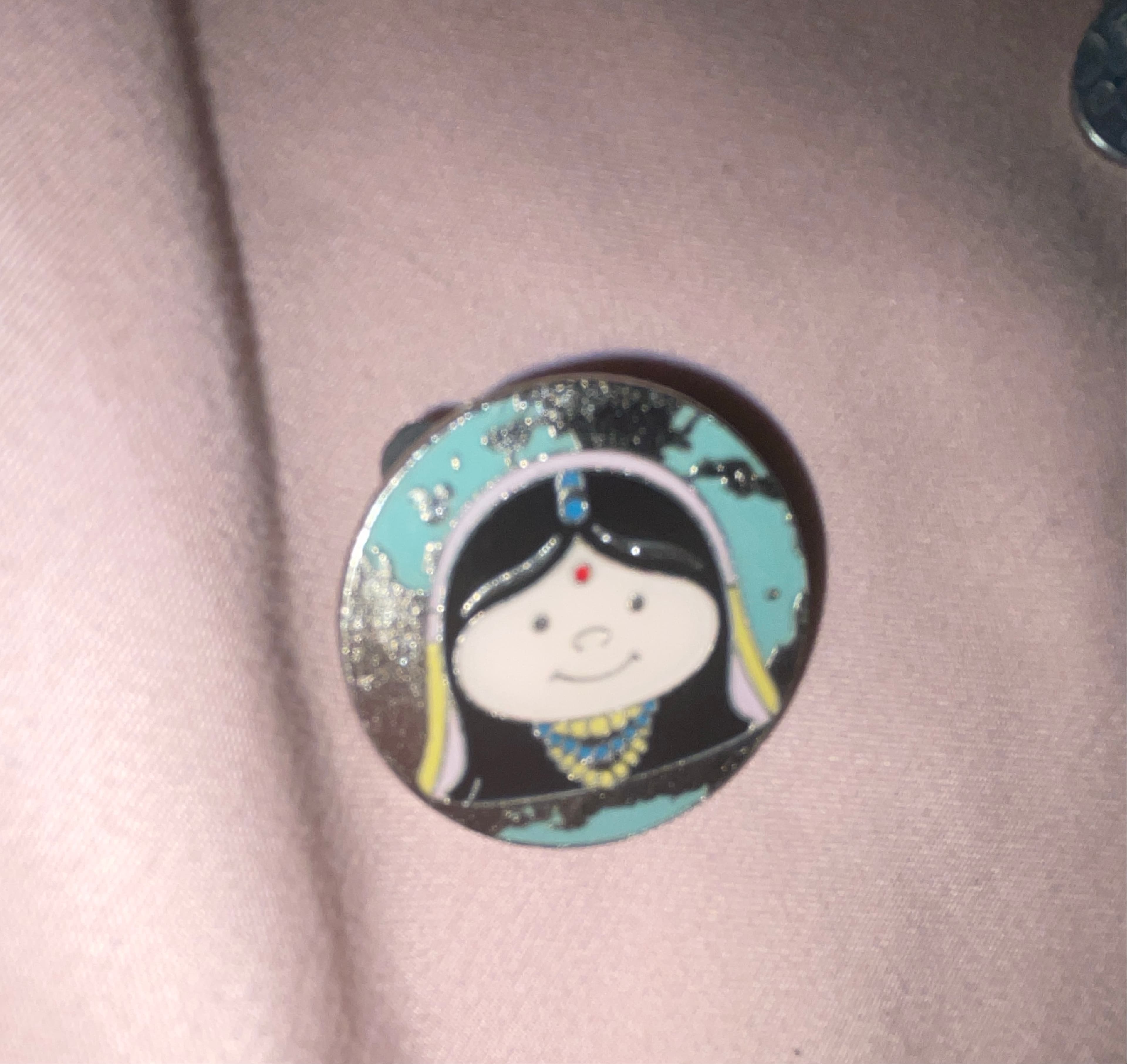 It's a Small World India Girl Hidden Mickey 2009 front