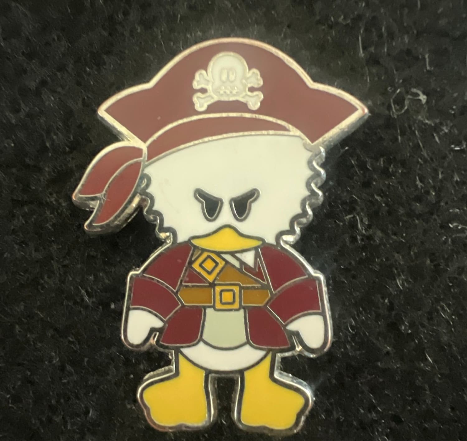 Donald Duck Angry Pirate Pin front