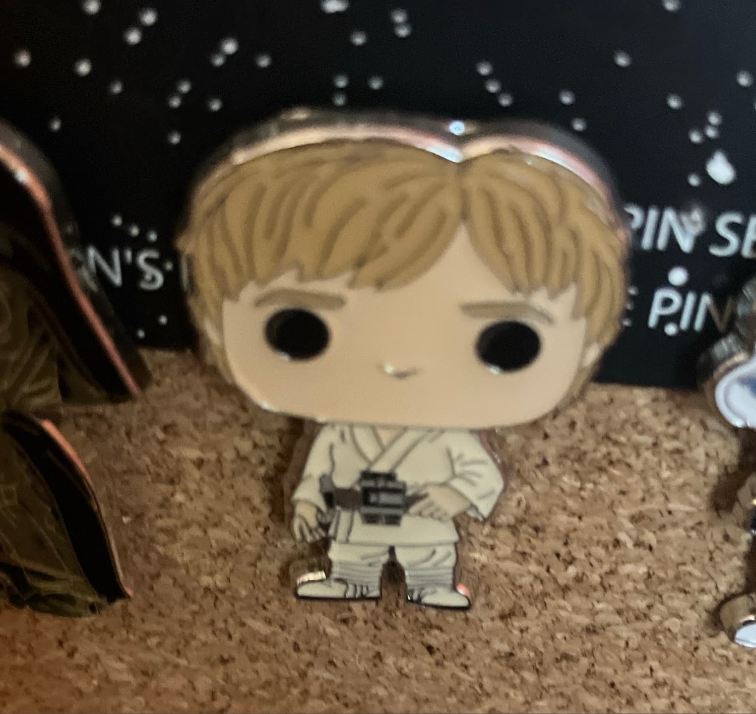 Luke Skywalker (A New Hope) Funko Pop! Pin front