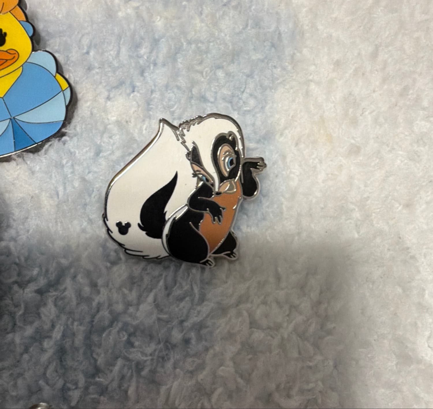 Bambi and Flower Hidden Mickey Pin front