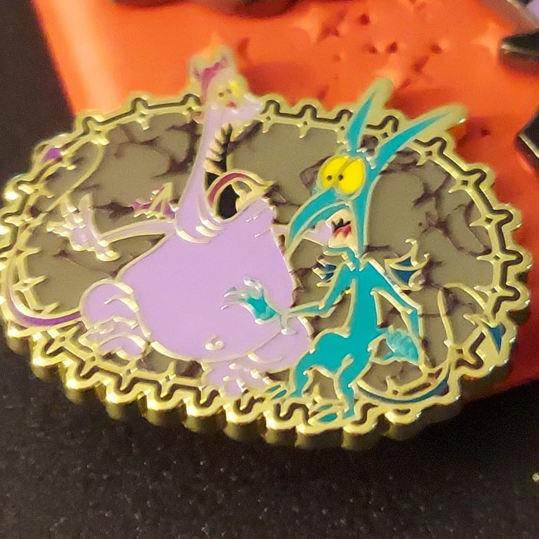 Pain and Panic - Hercules - BoxLunch Exclusive Gold Coin Pin front