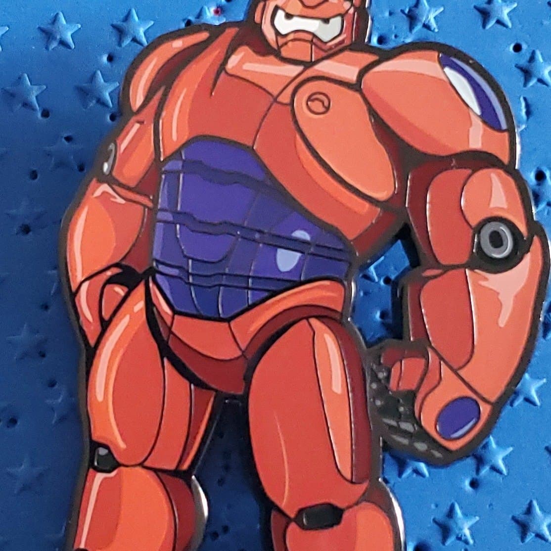 FiGPiN Disney Big Hero 6 Baymax Armored Enamel Pin #406 front