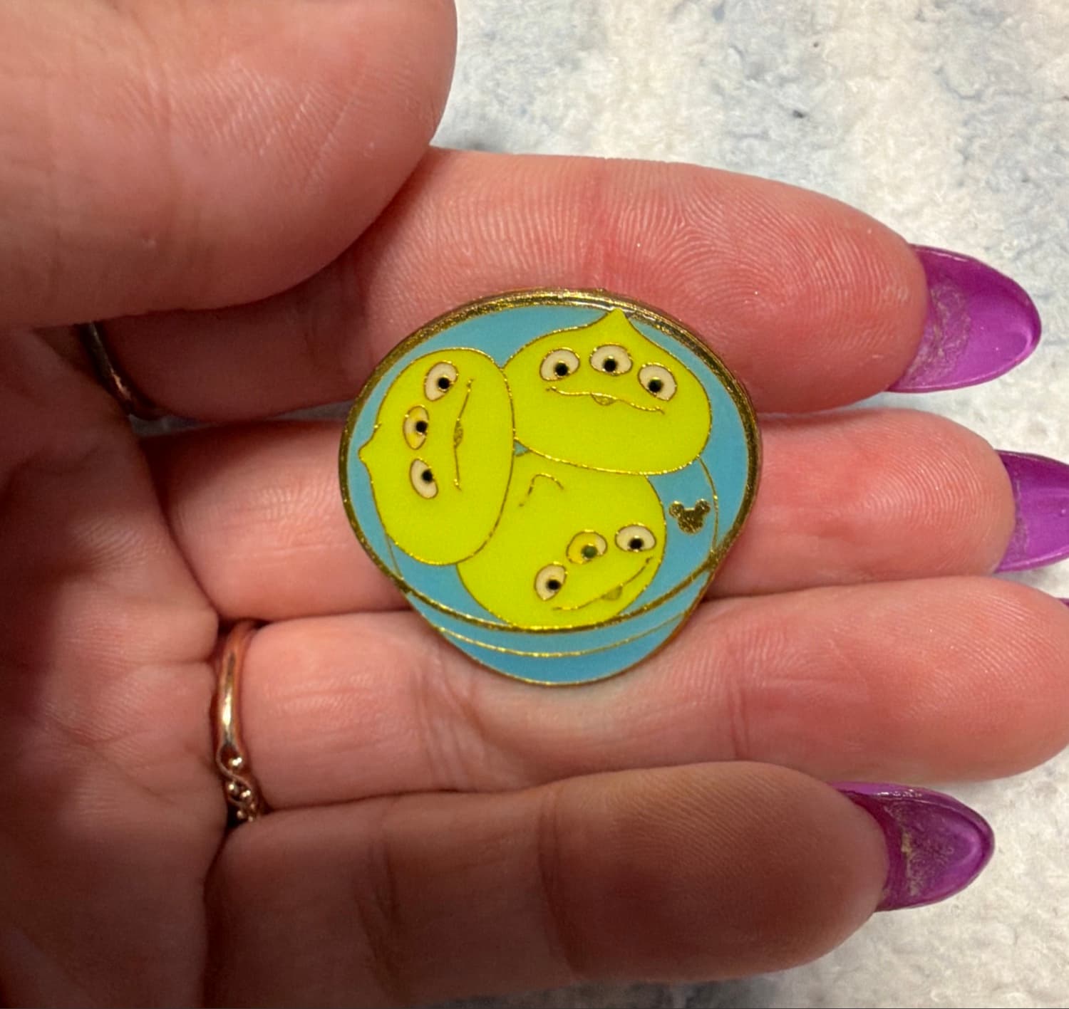 Pixar Toy Story Alien Mochi Pin front