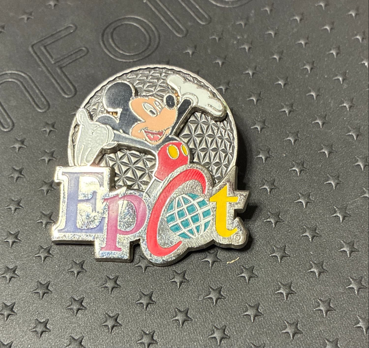 Mickey Mouse with Spaceship Earth front