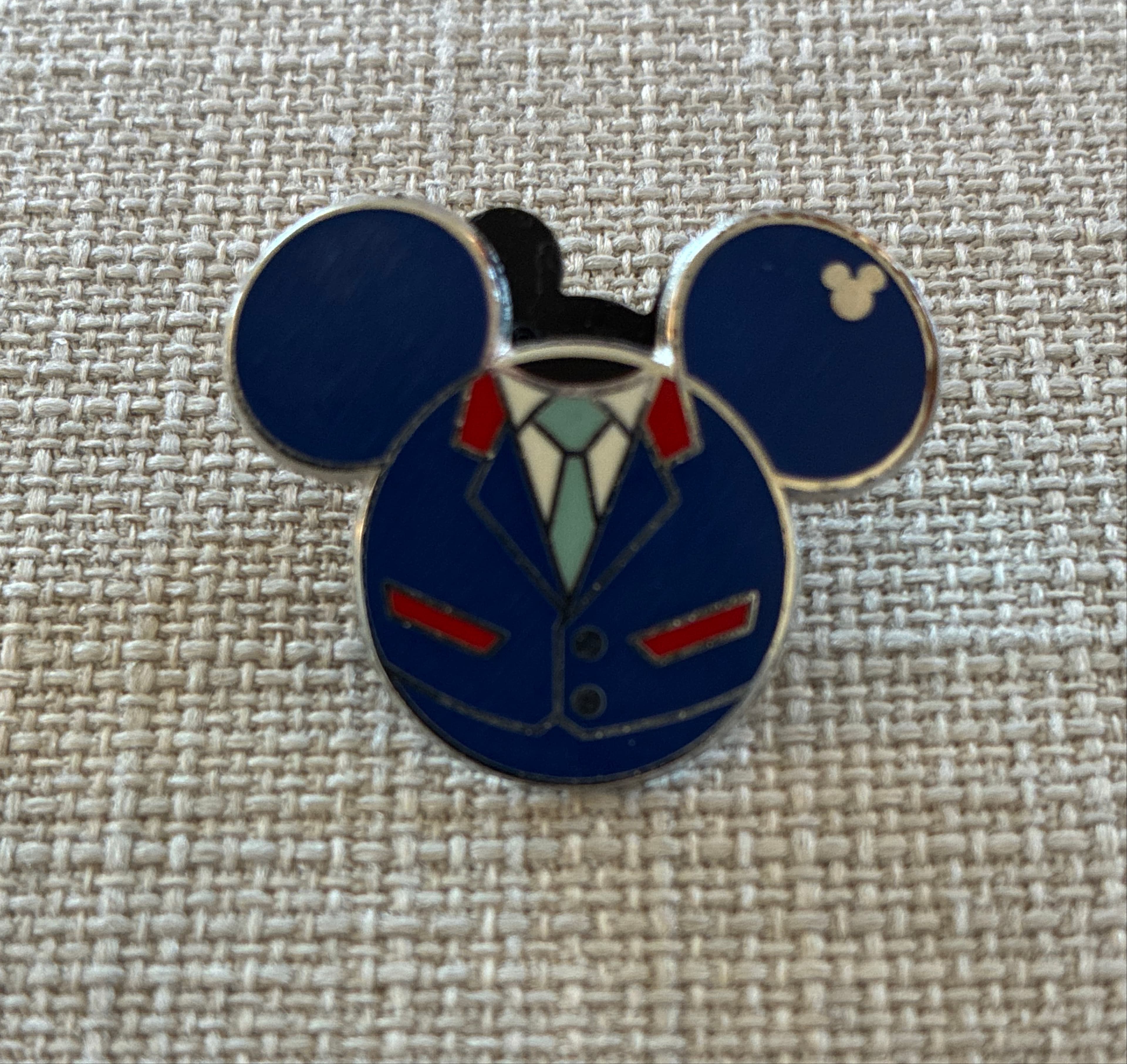 Mickey Head Cast Member Costume - Blue Suit front
