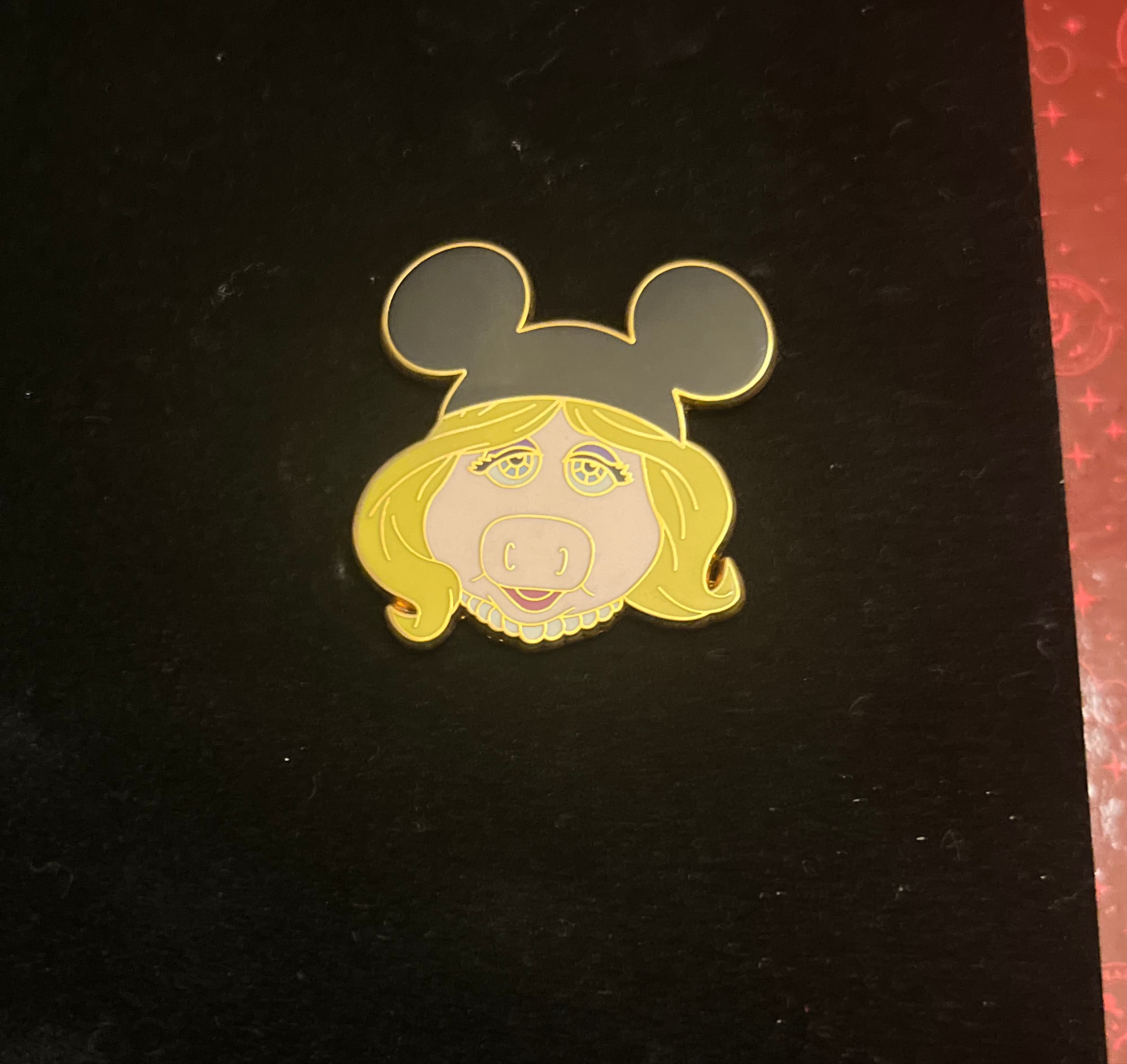 Miss Piggy with a Mickey Ear Hat front
