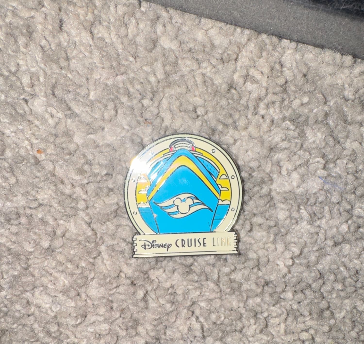 Disney Cruise Line Ship Porthole Logo Pine front