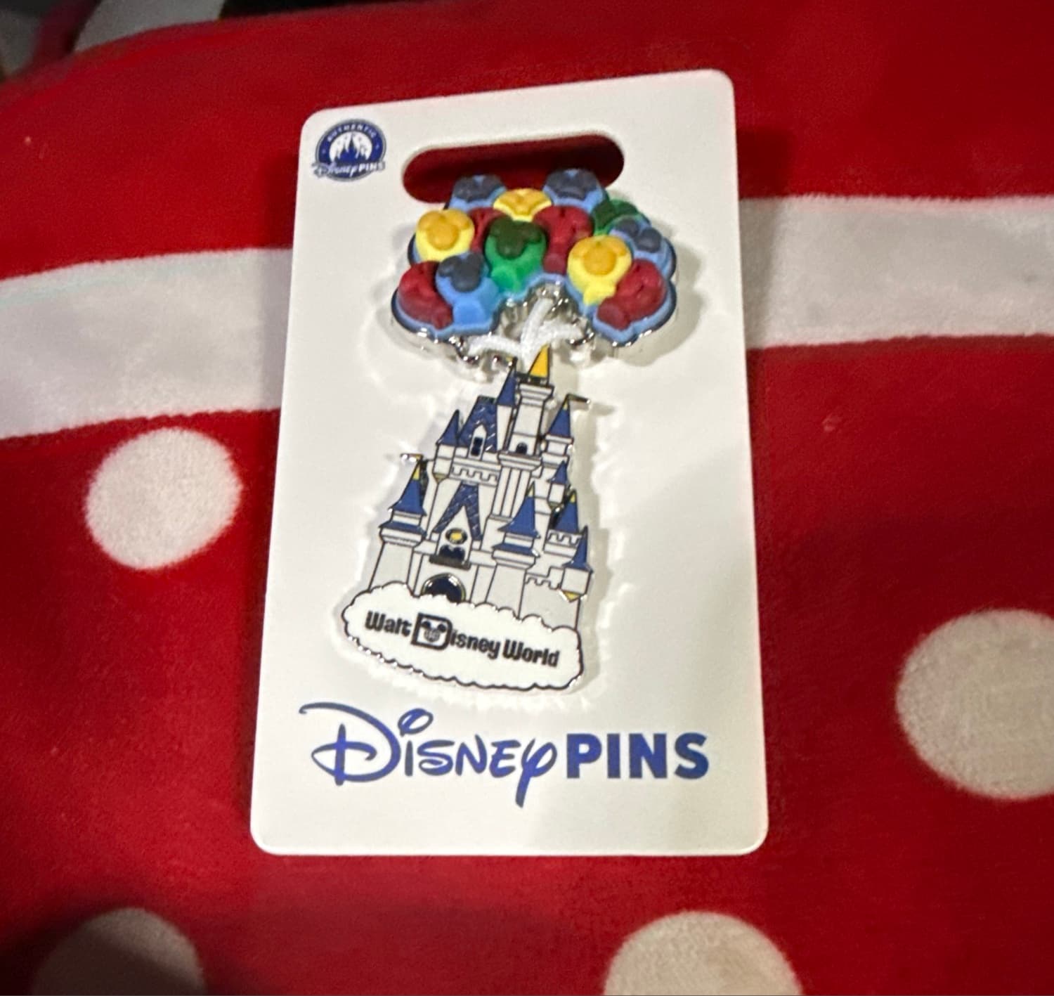 Cinderella's Castle with Mickey Balloons front