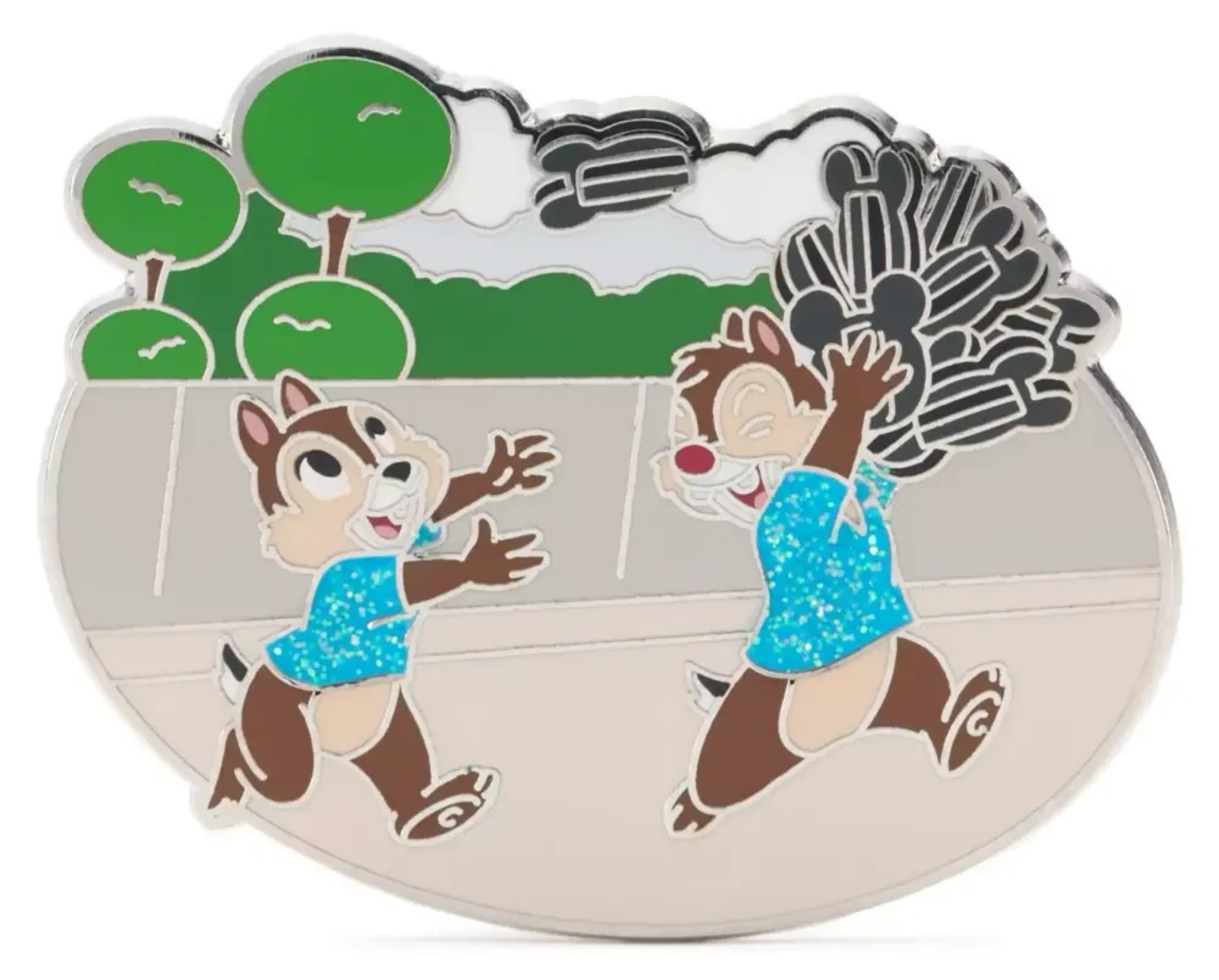 Chip and Dale Carrying Pin Backings front
