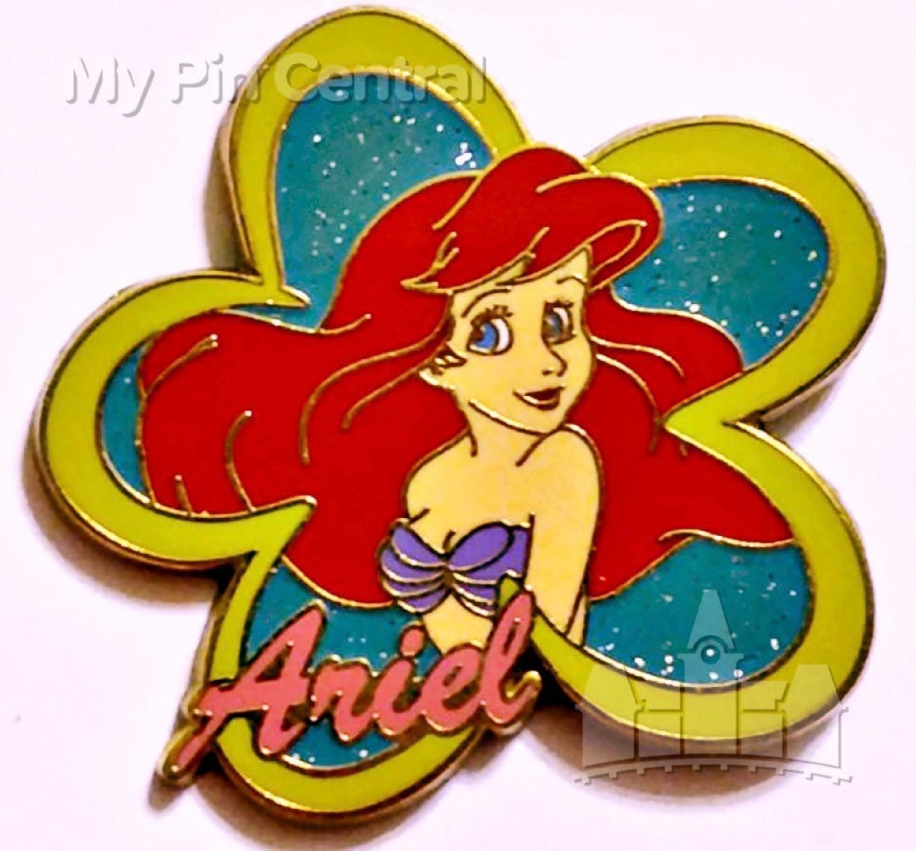 Ariel ONLY - Disney Princess Flowers and Name Booster Set front