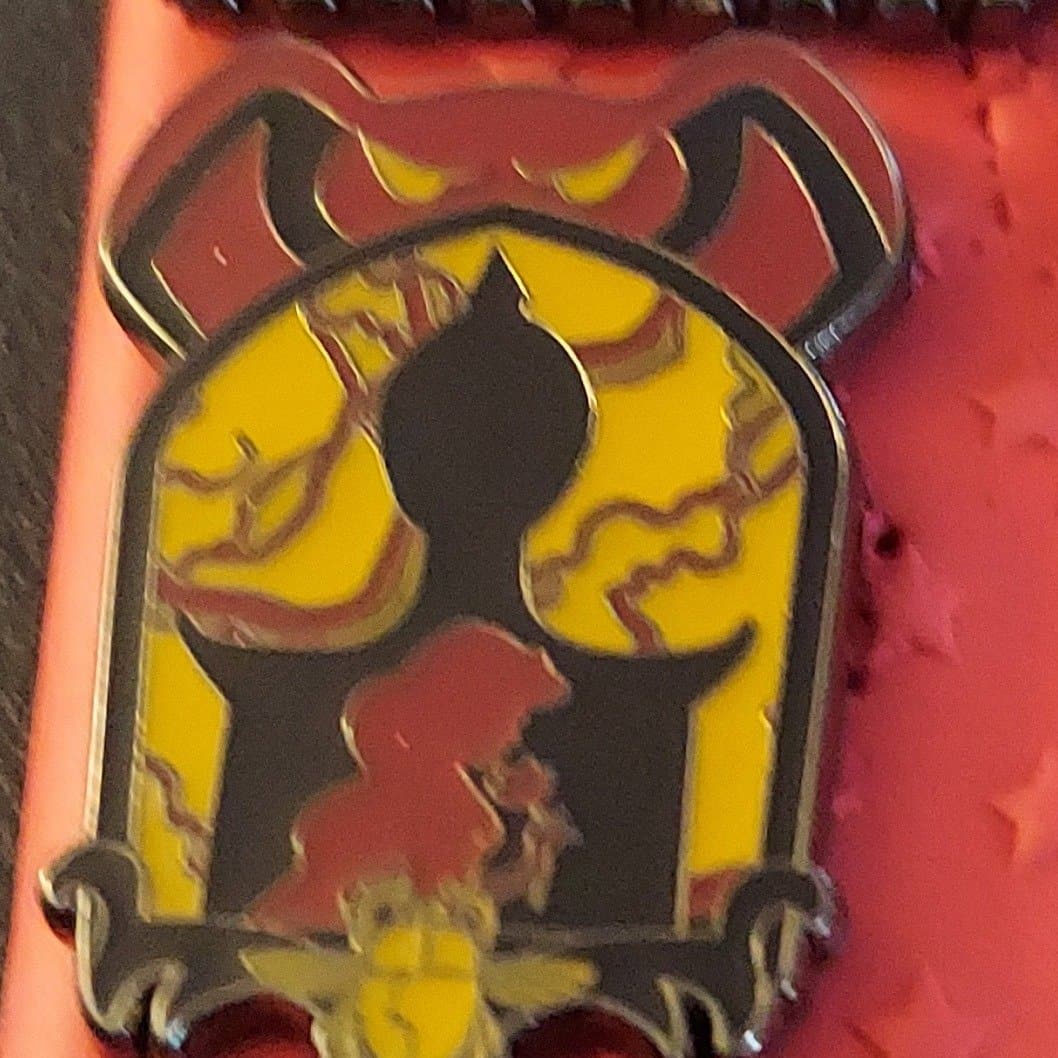 Jafar in flames silhouette front