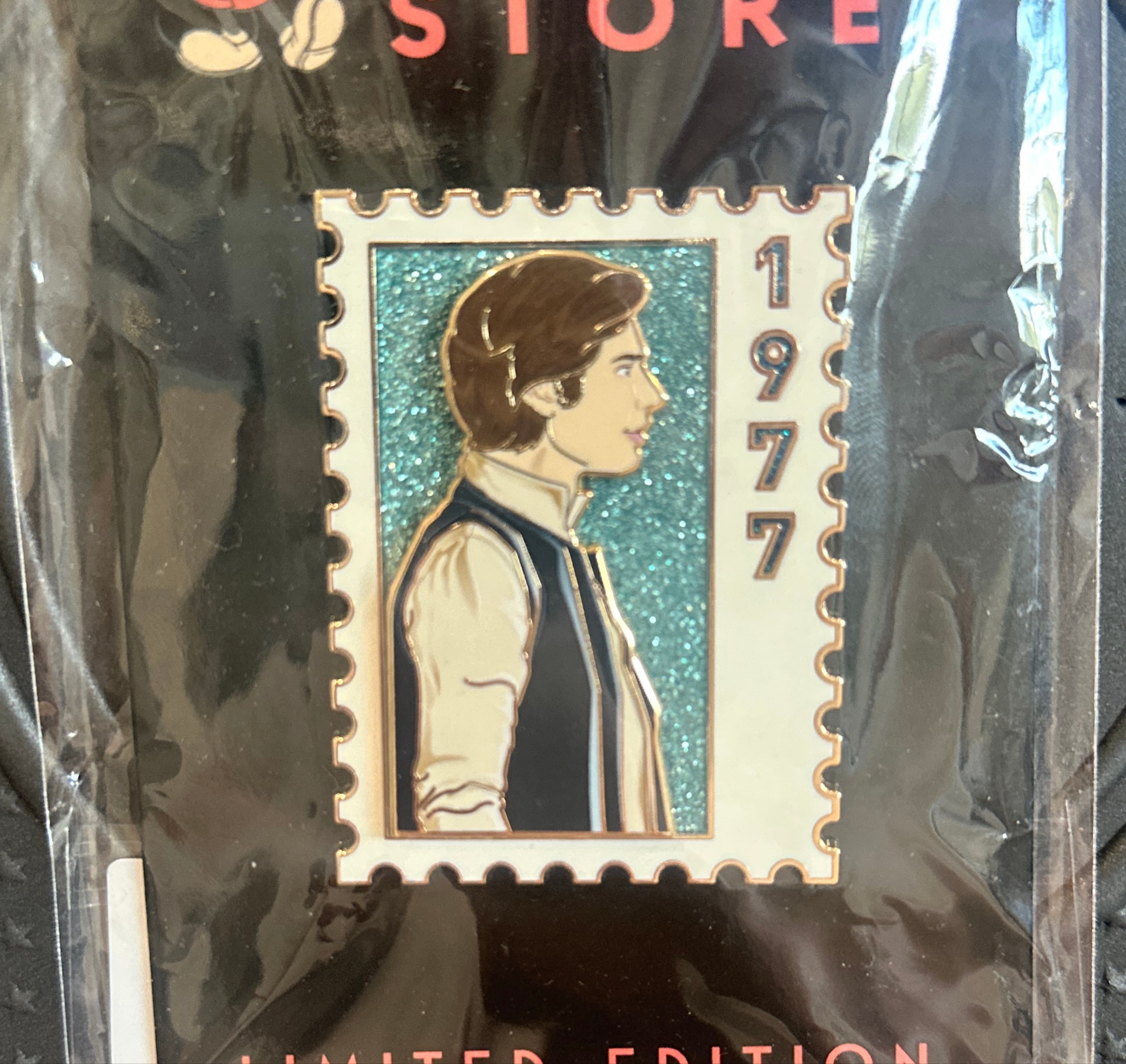 TWDC DEC Star Wars Commemorative Stamp Han Solo LE 250 front