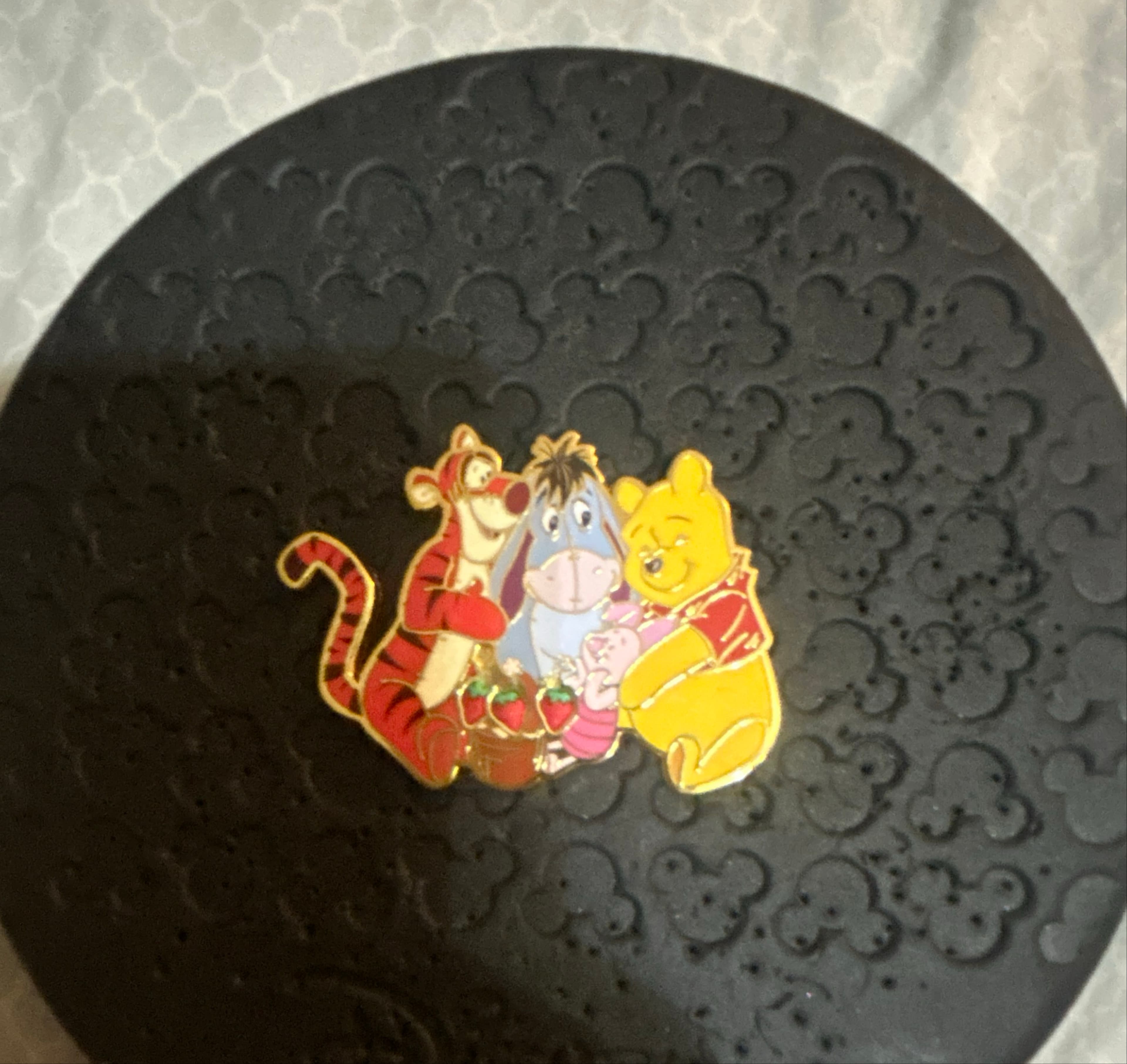 Tigger, Eeyore, and Pooh with Strawberries front