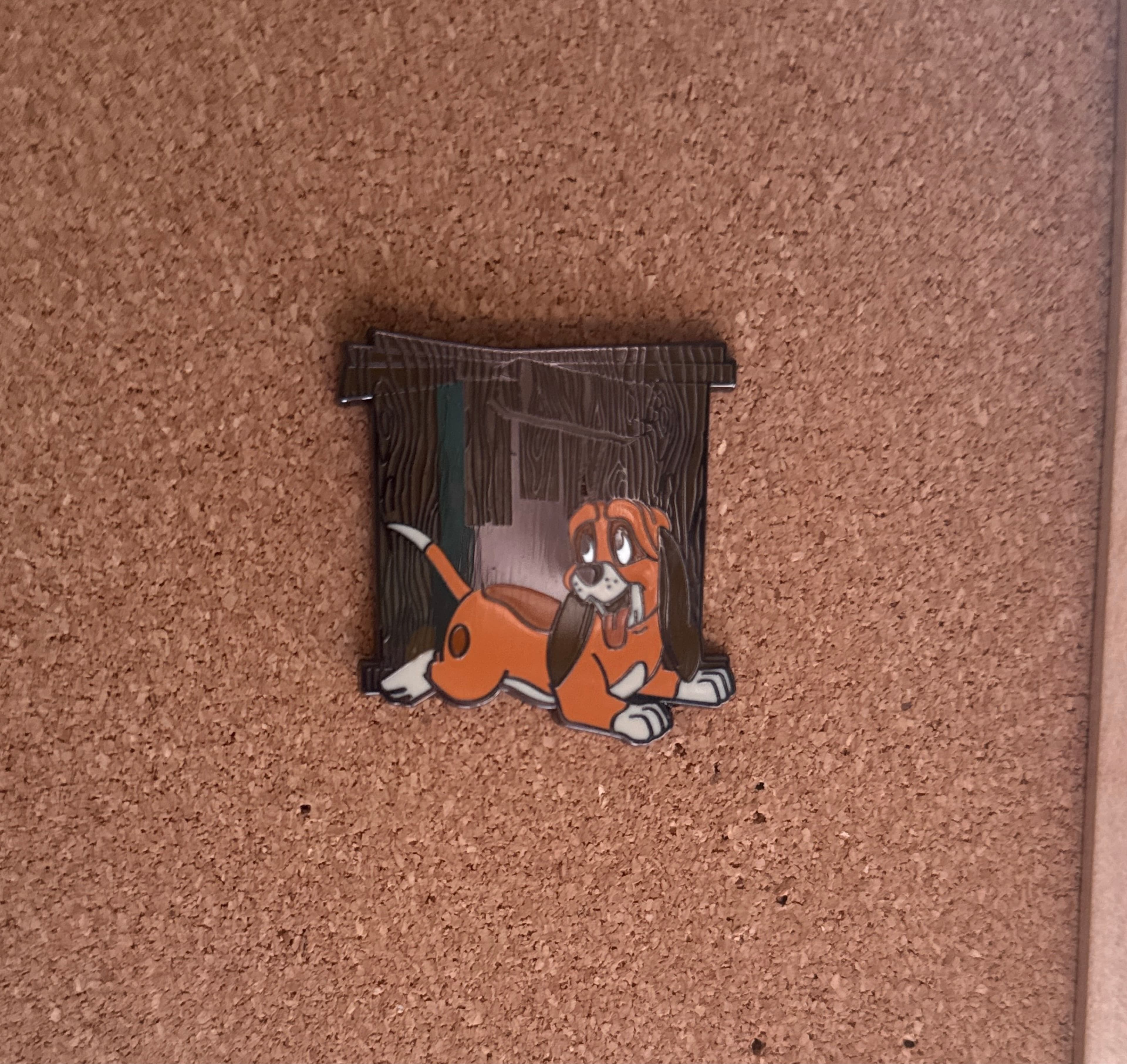 Copper Dog House Pin front
