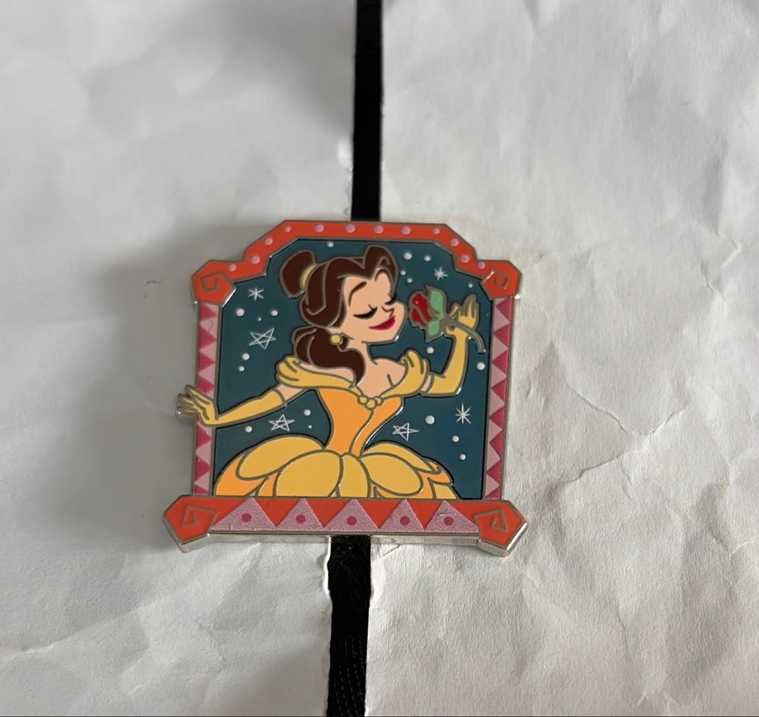 Belle With Red Rose - Beauty and the Beast front
