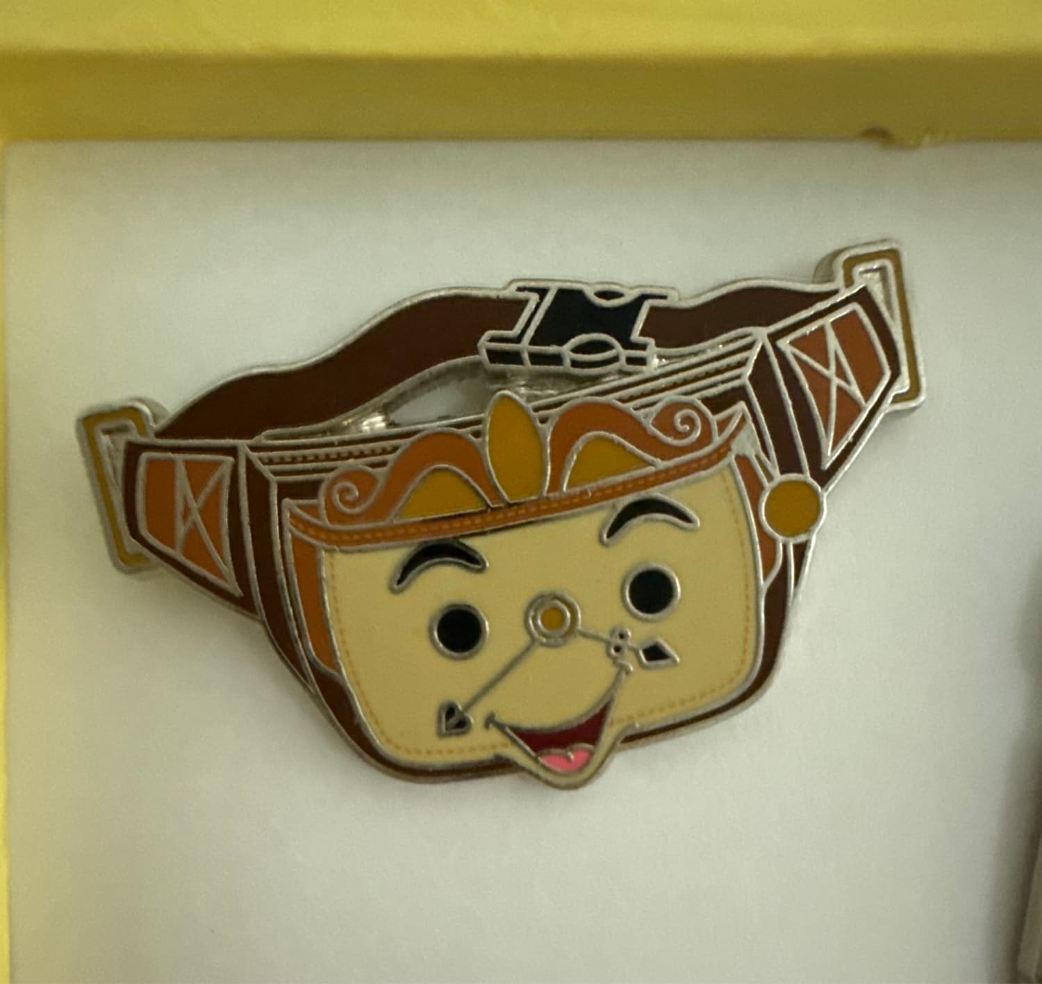 Cogsworth - Fantasy Packs Mystery Pin - Beauty and the Beast front