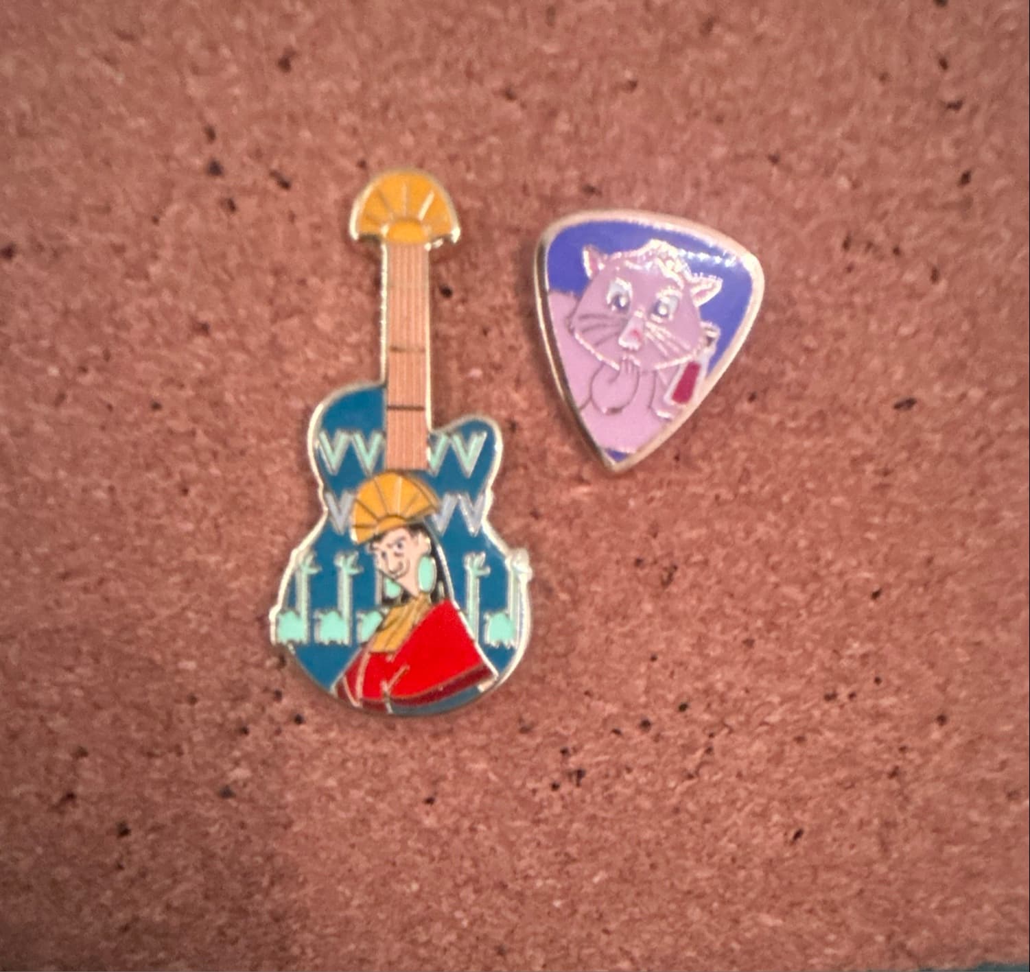 Kuzco Guitar Pin - The Emperor's New Groove front