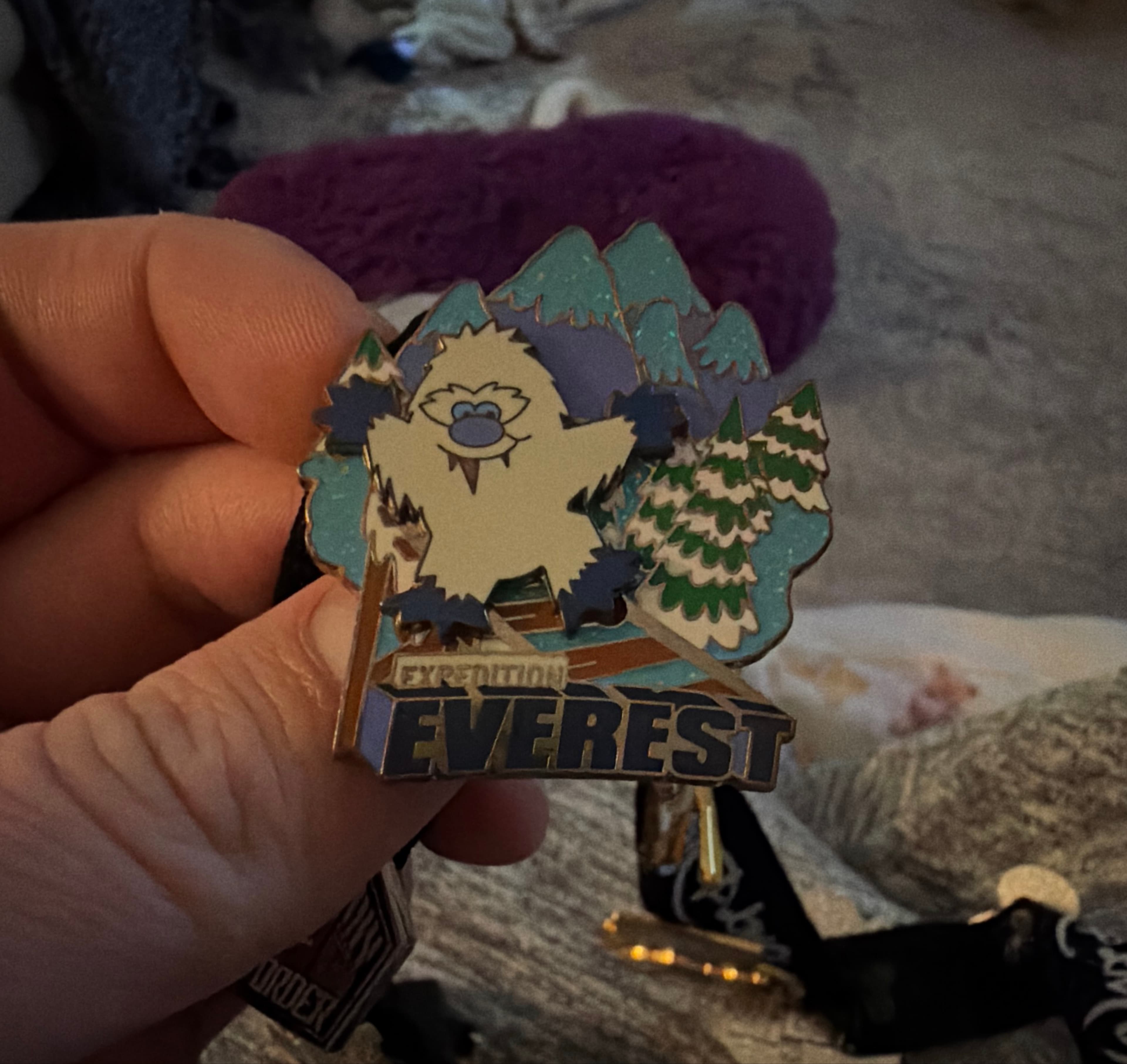 Expedition Everest Yeti Pin front