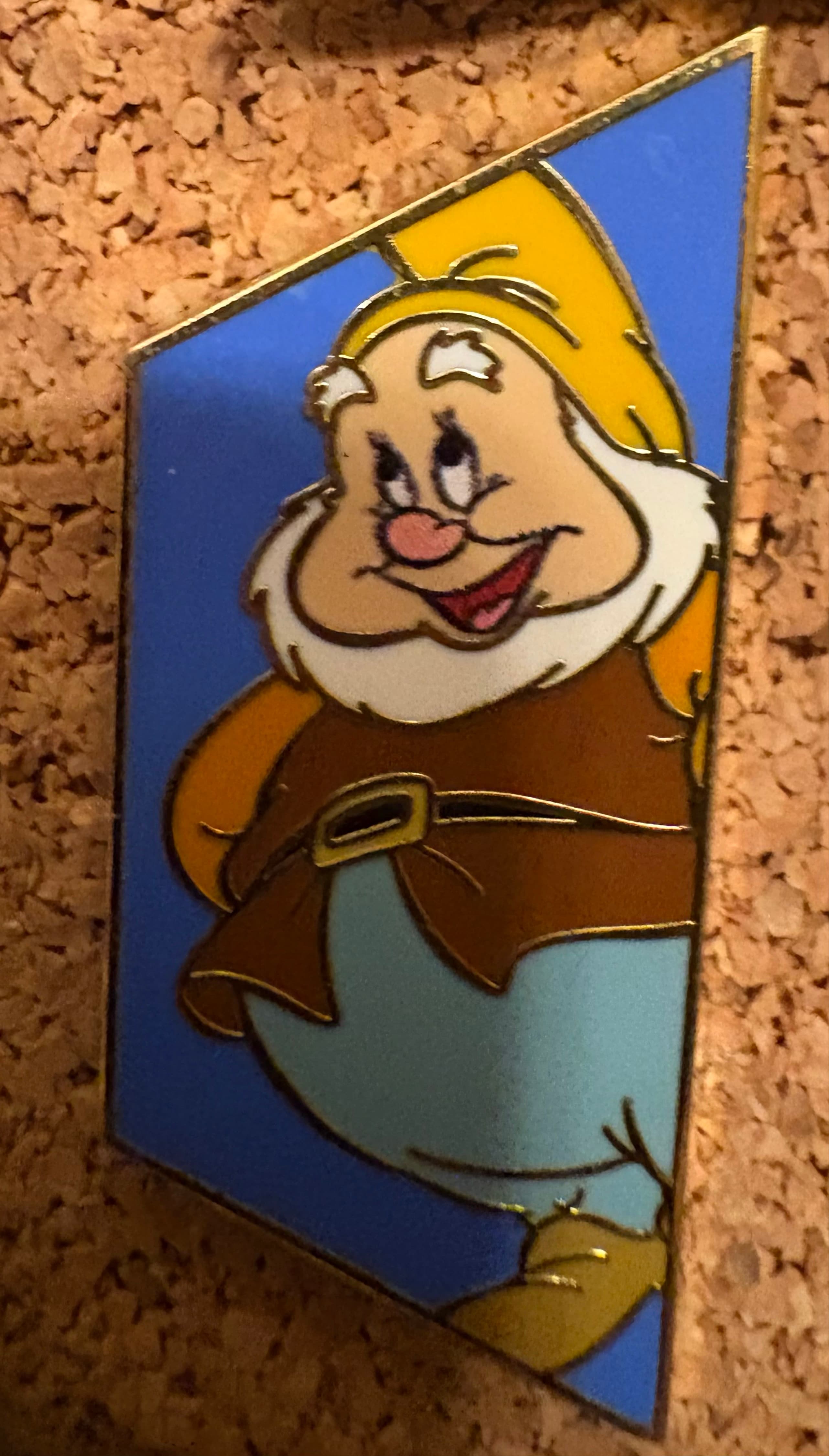 Loungefly Disney Seven Dwarfs Gem Happy Blind Box Enamel Pin front