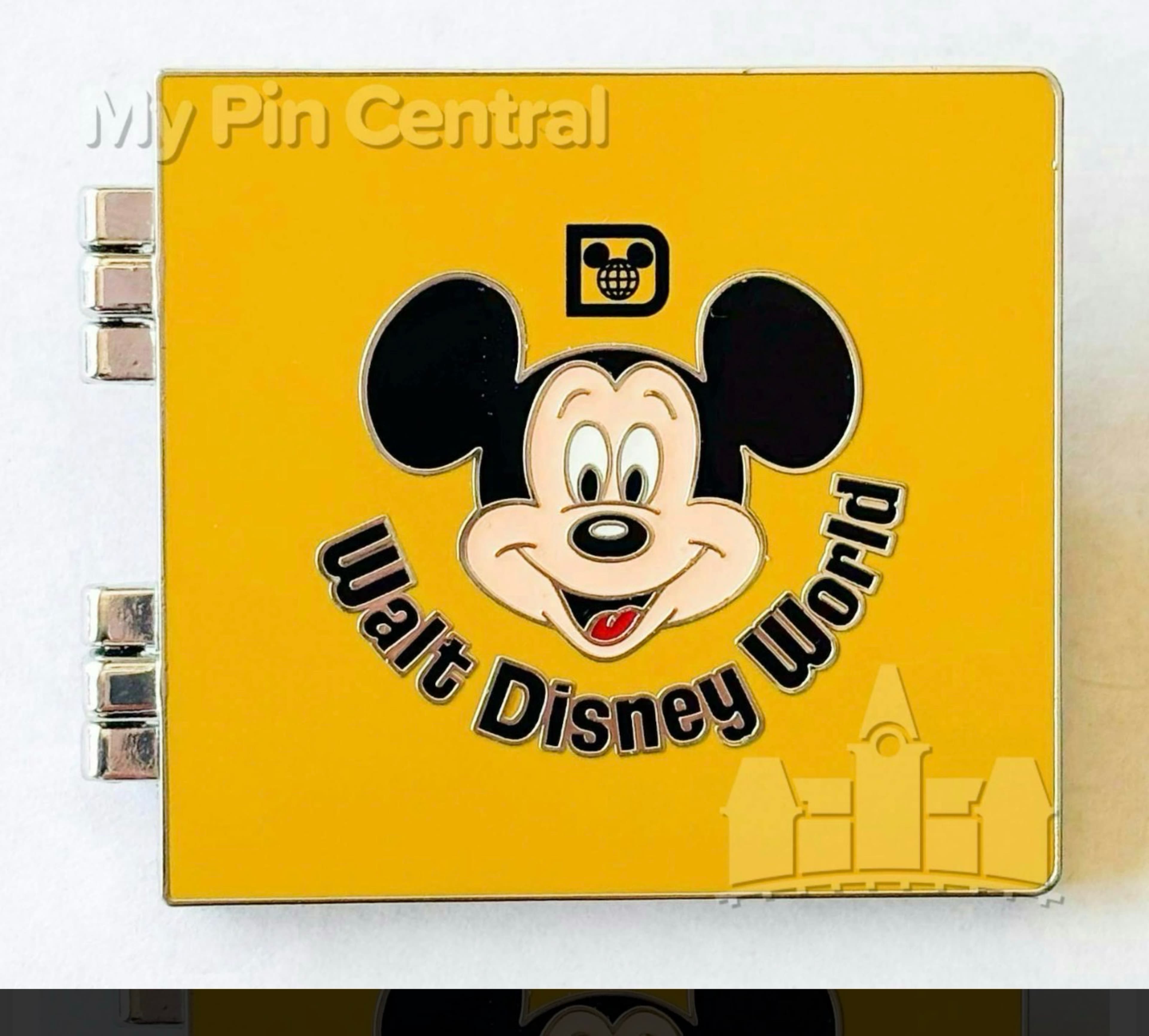 Mickey Mouse Photo Album Hinged Pin - Walt Disney World 50th Anniversary front