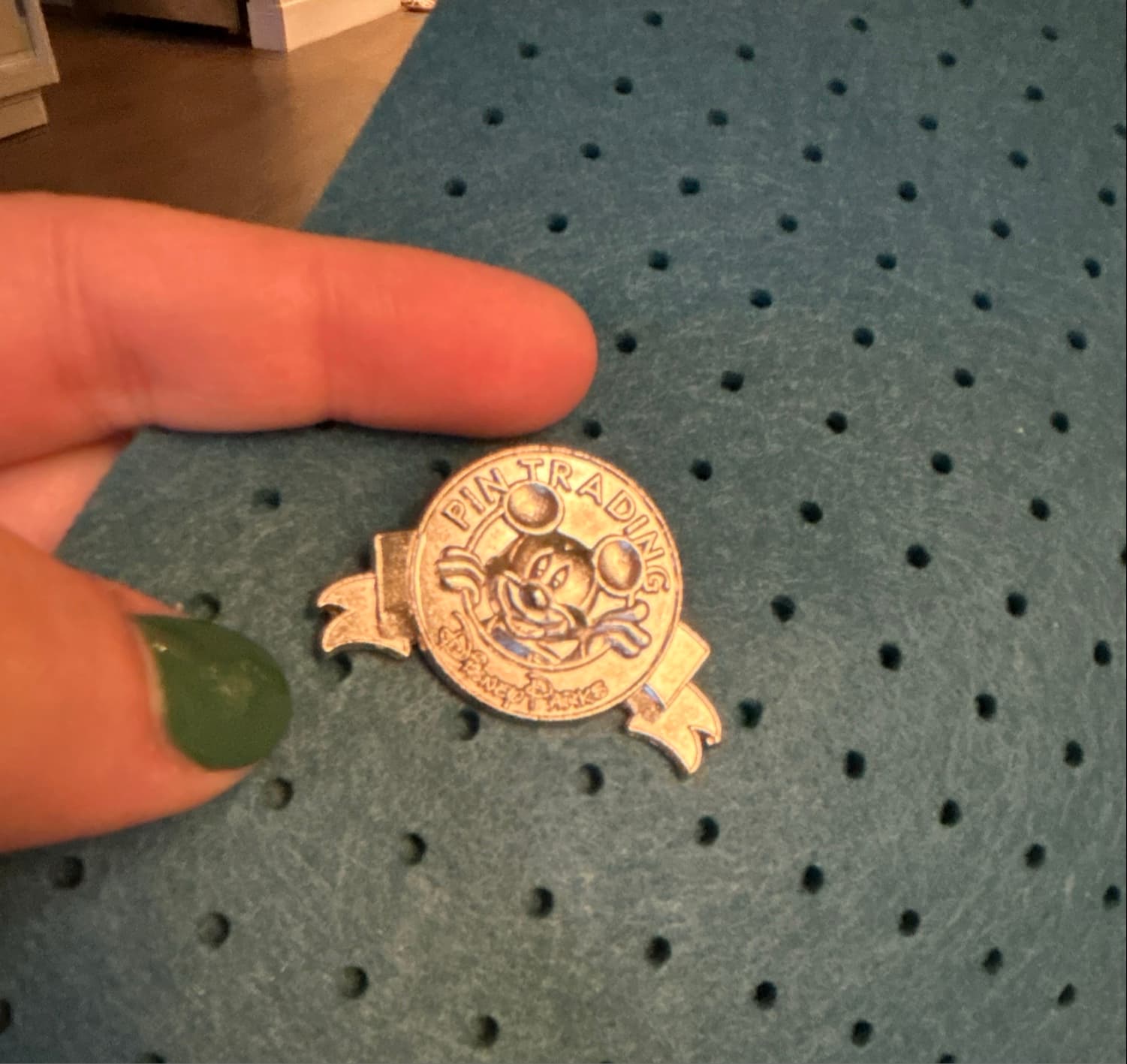 Mickey Mouse Disney Parks Pin Trading Logo Pin front