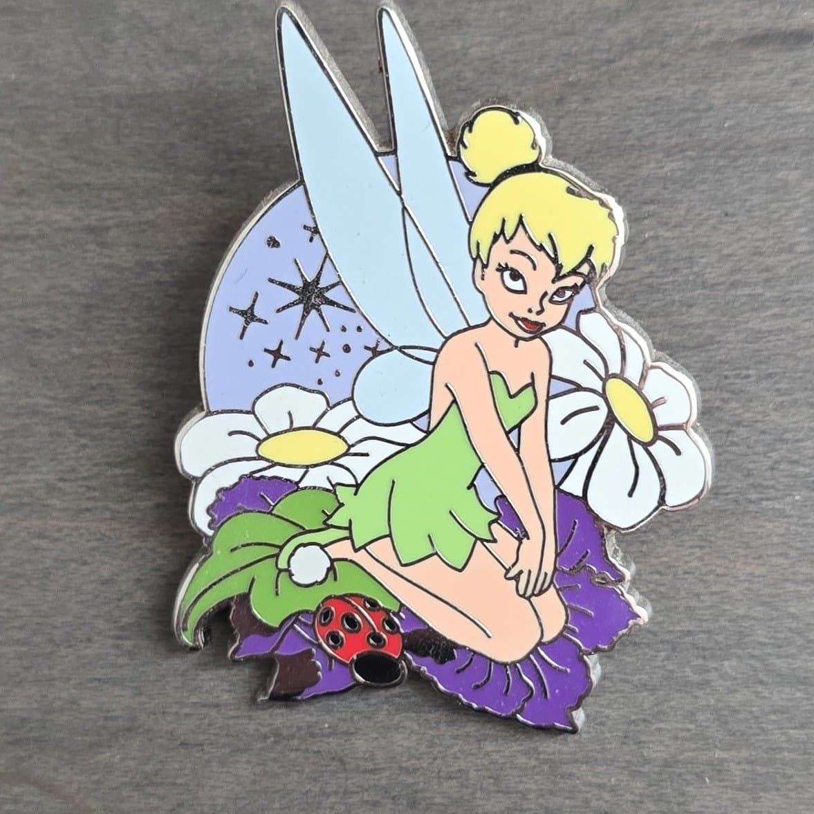 Tinker Bell Sitting Kneeling Flower Ladybug front