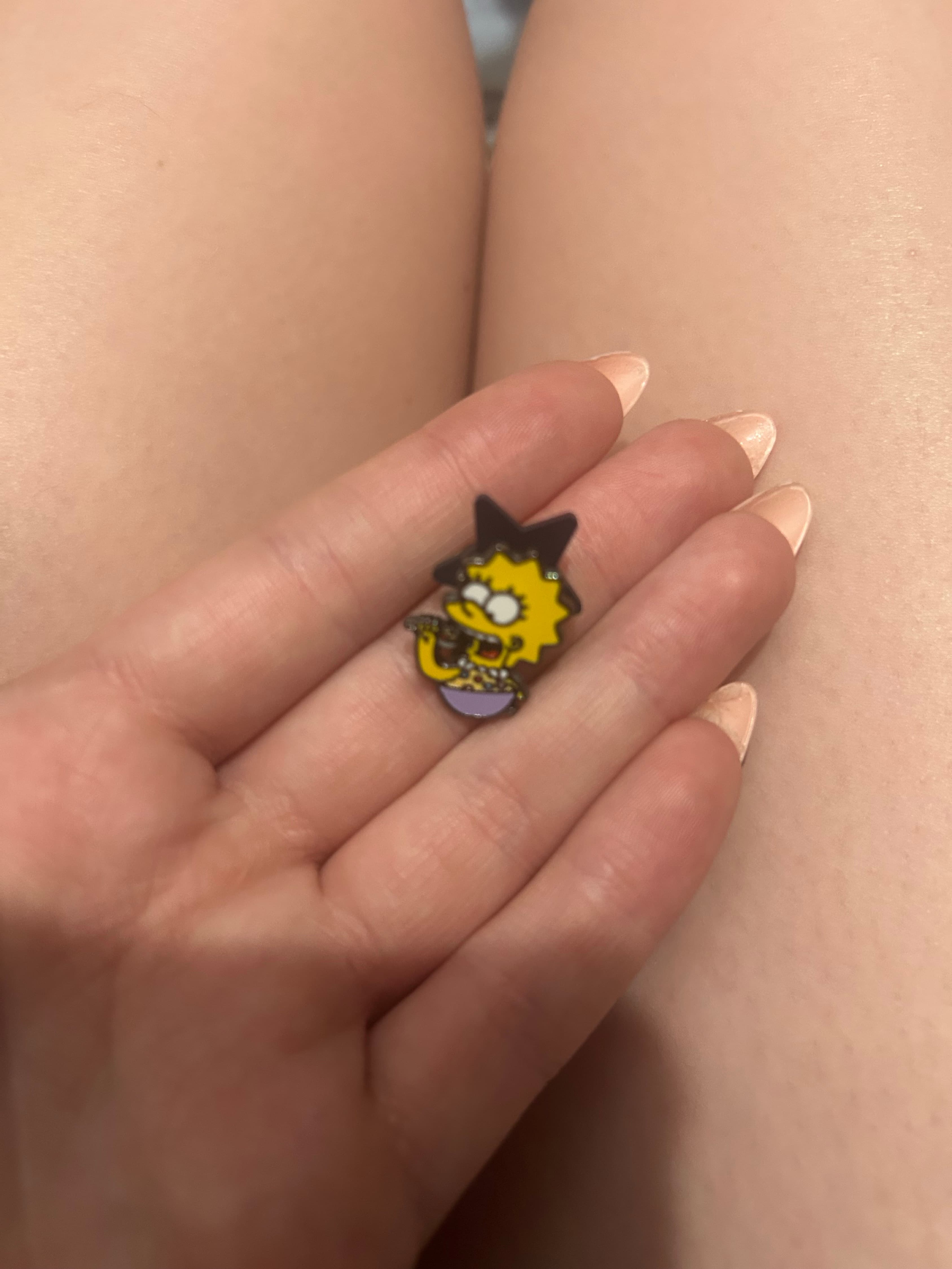 Lisa Simpson eating Krusty-O’s front