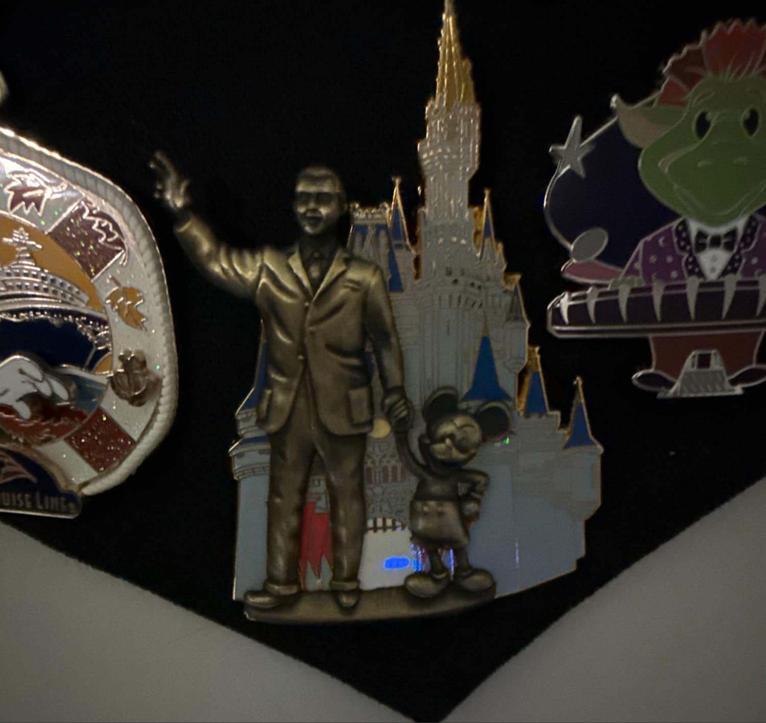 Walt Disney and Mickey Mouse Partners Statue from WDW front