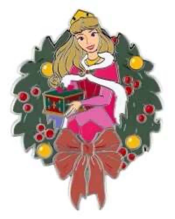 Princess Aurora Christmas Wreath front