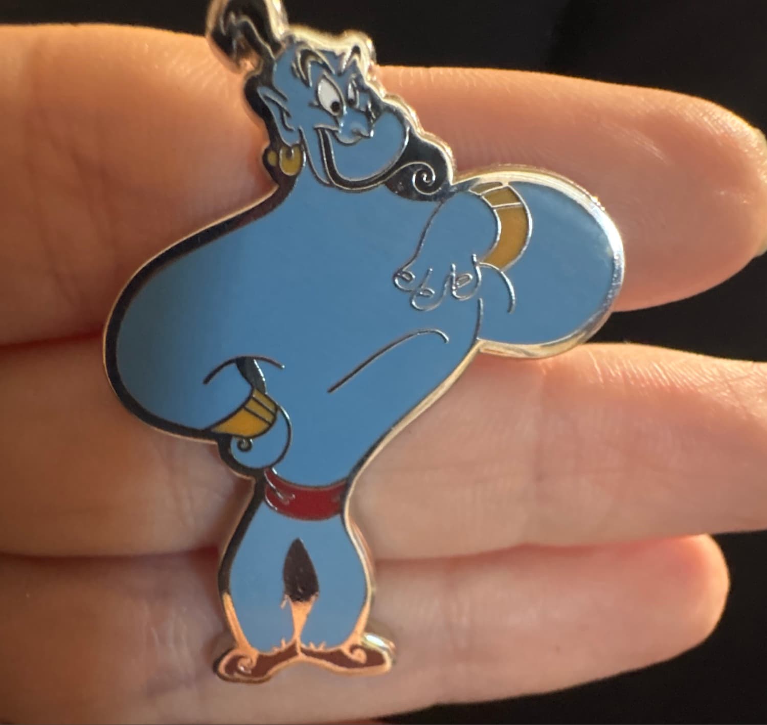 Genie from Aladdin Standing with Hand On Chest front