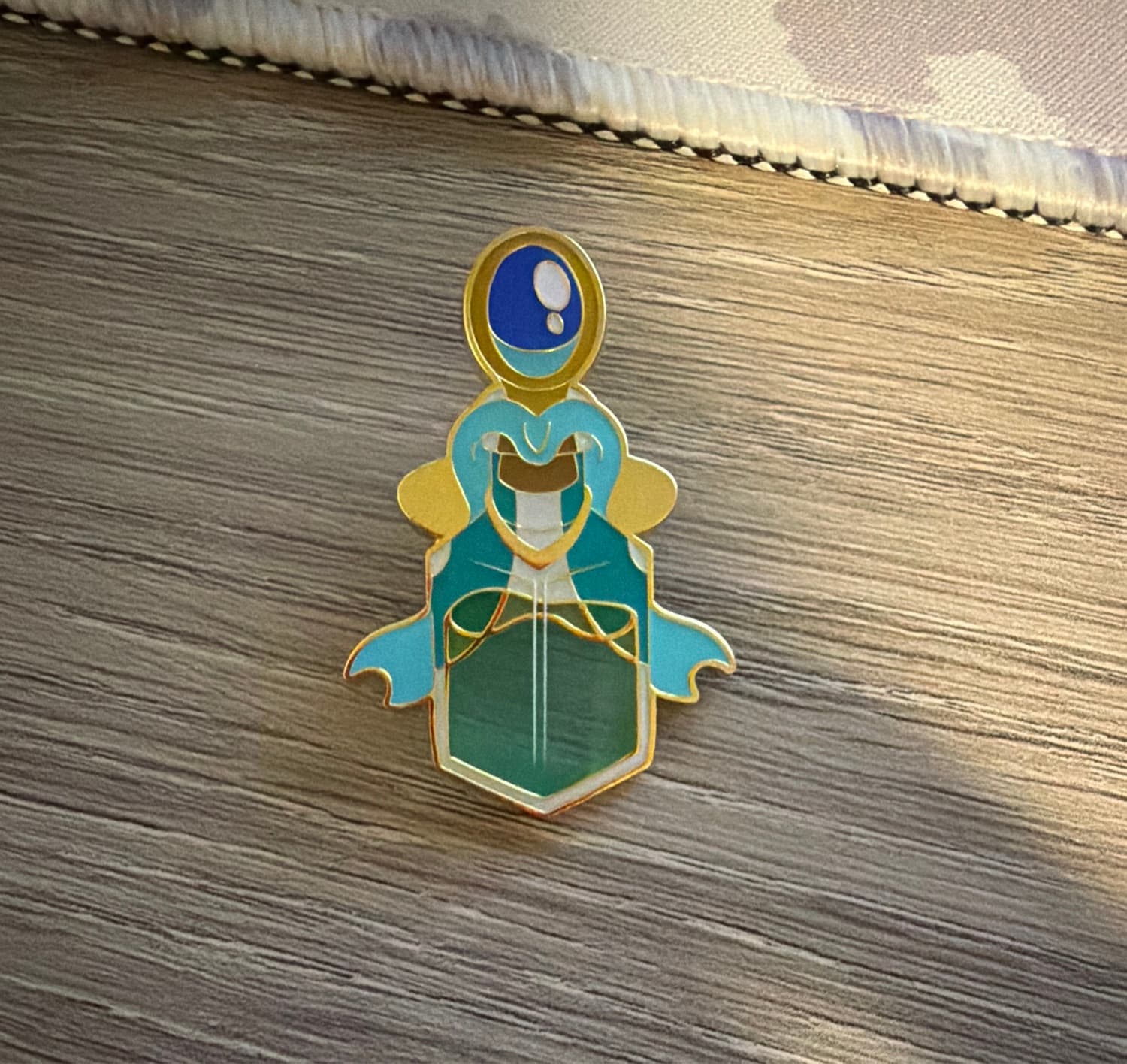 Jasmine Perfume Mystery Pin front