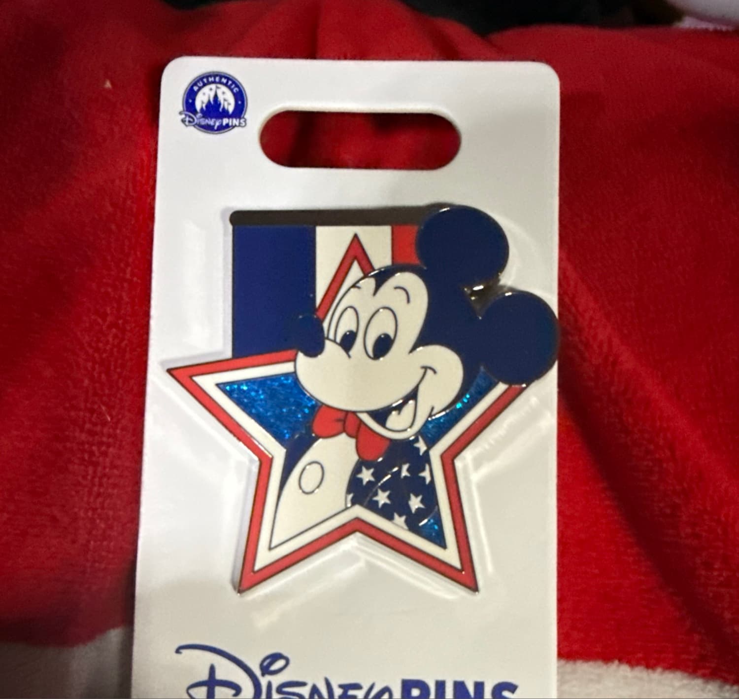 Mickey Mouse Americana Pin front
