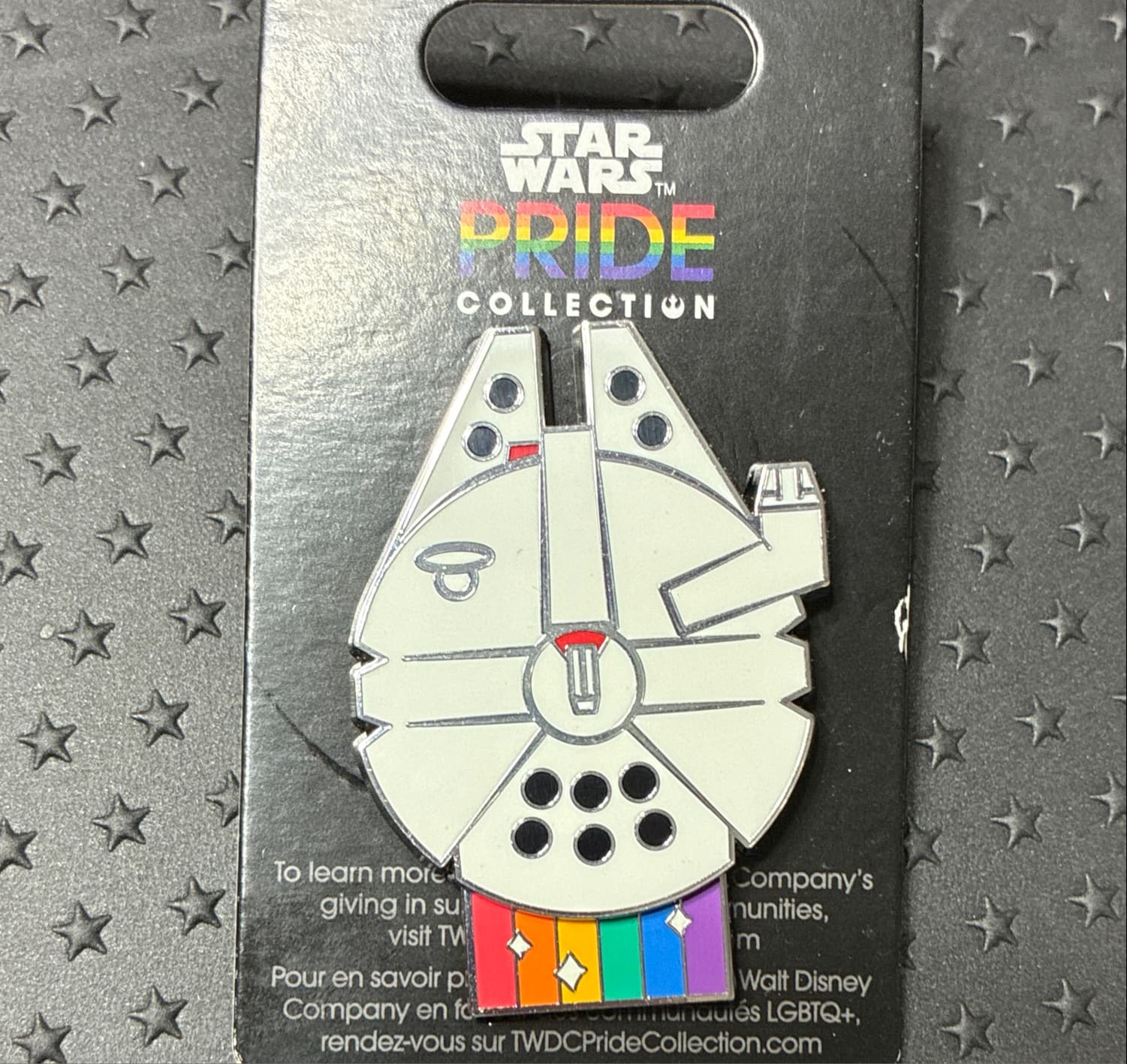 Star Wars - Millennium Falcon Pride Pin front