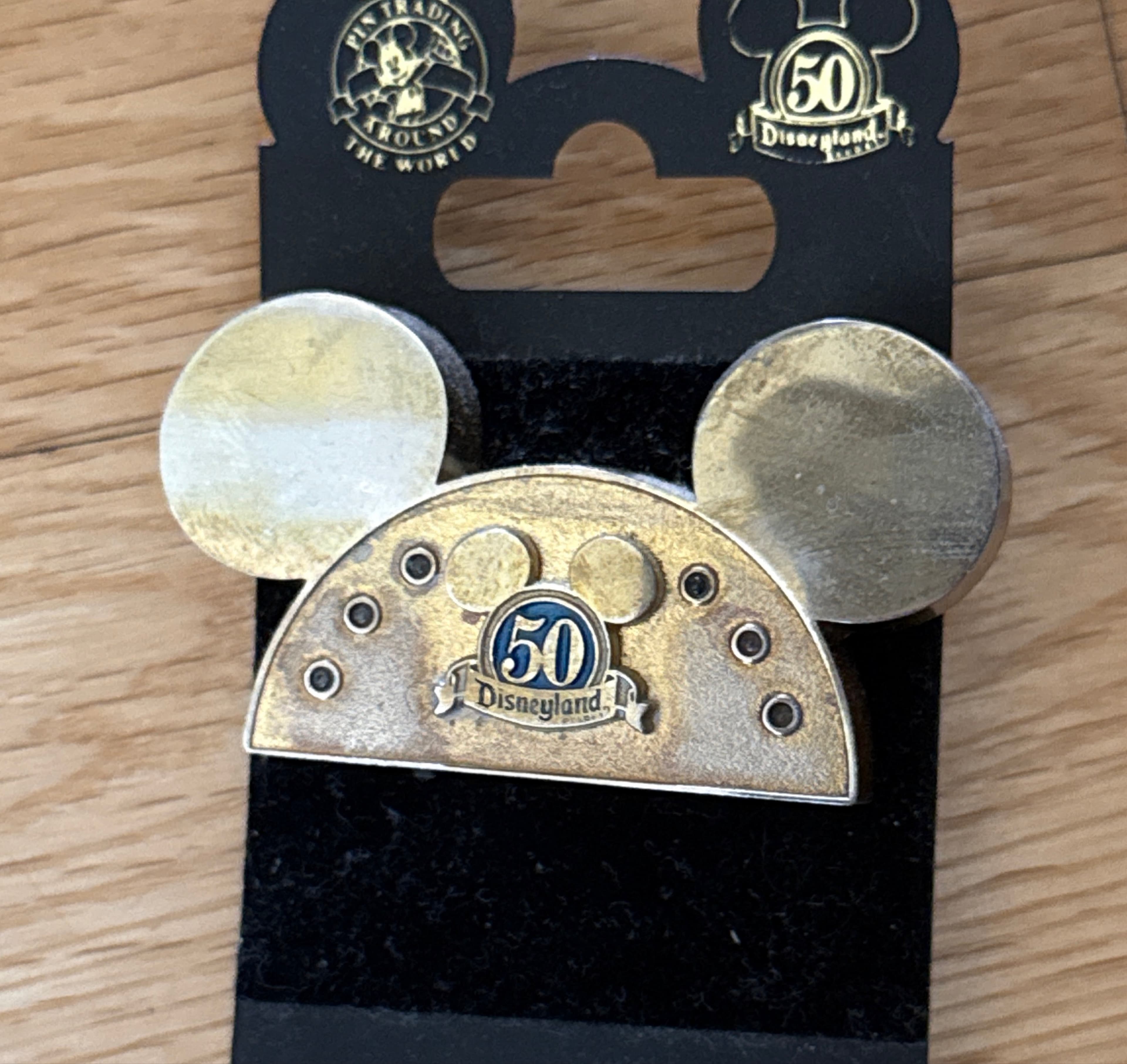 Disneyland 50th Anniversary Logo Mickey Ears - Costco Travel front